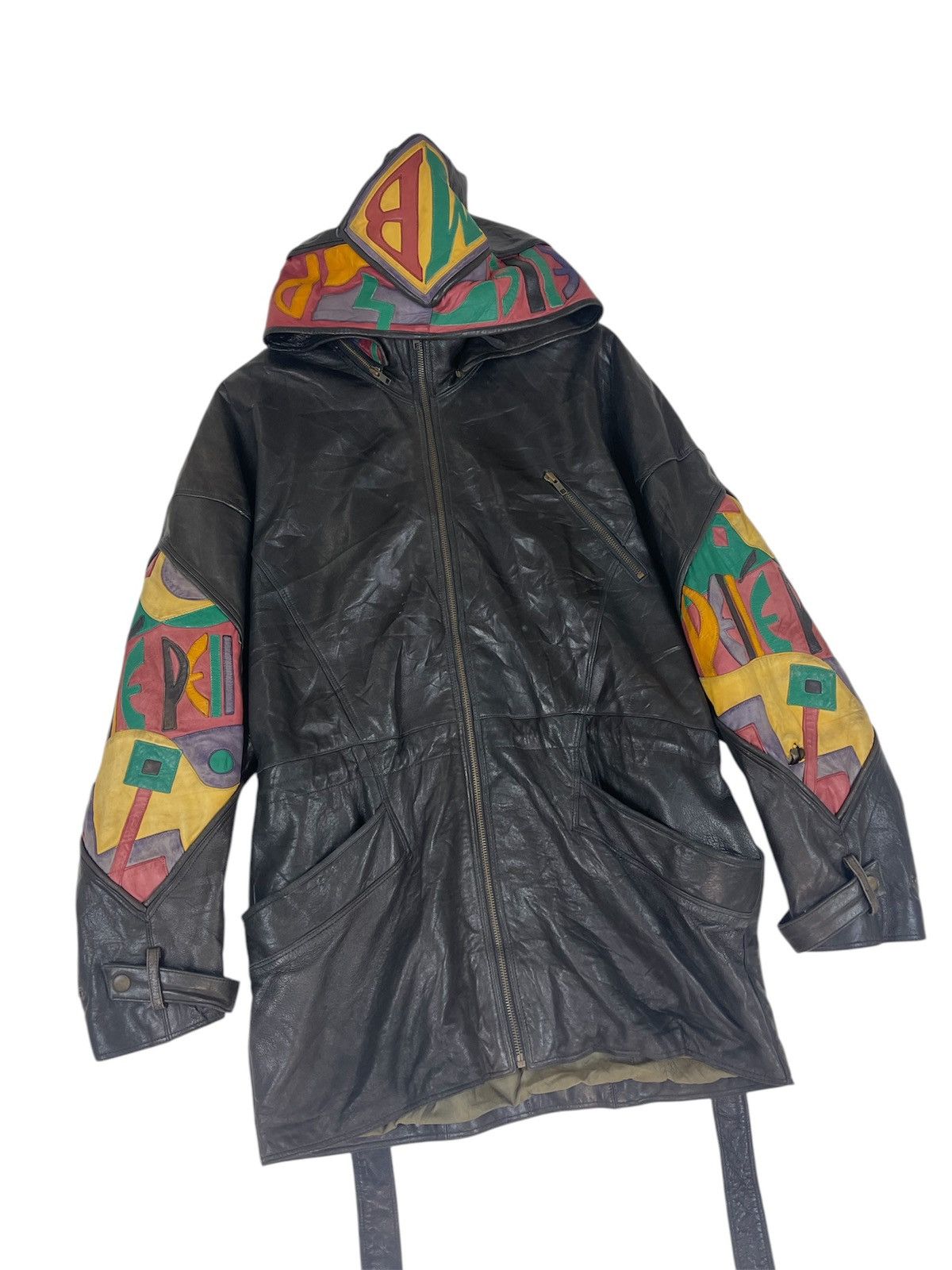 Marc Buchanan PELLE PELLE MARC BUCHANAN HOODIE LEATHER JACKET Size US M / EU 48-50 / 2 - 7 Thumbnail