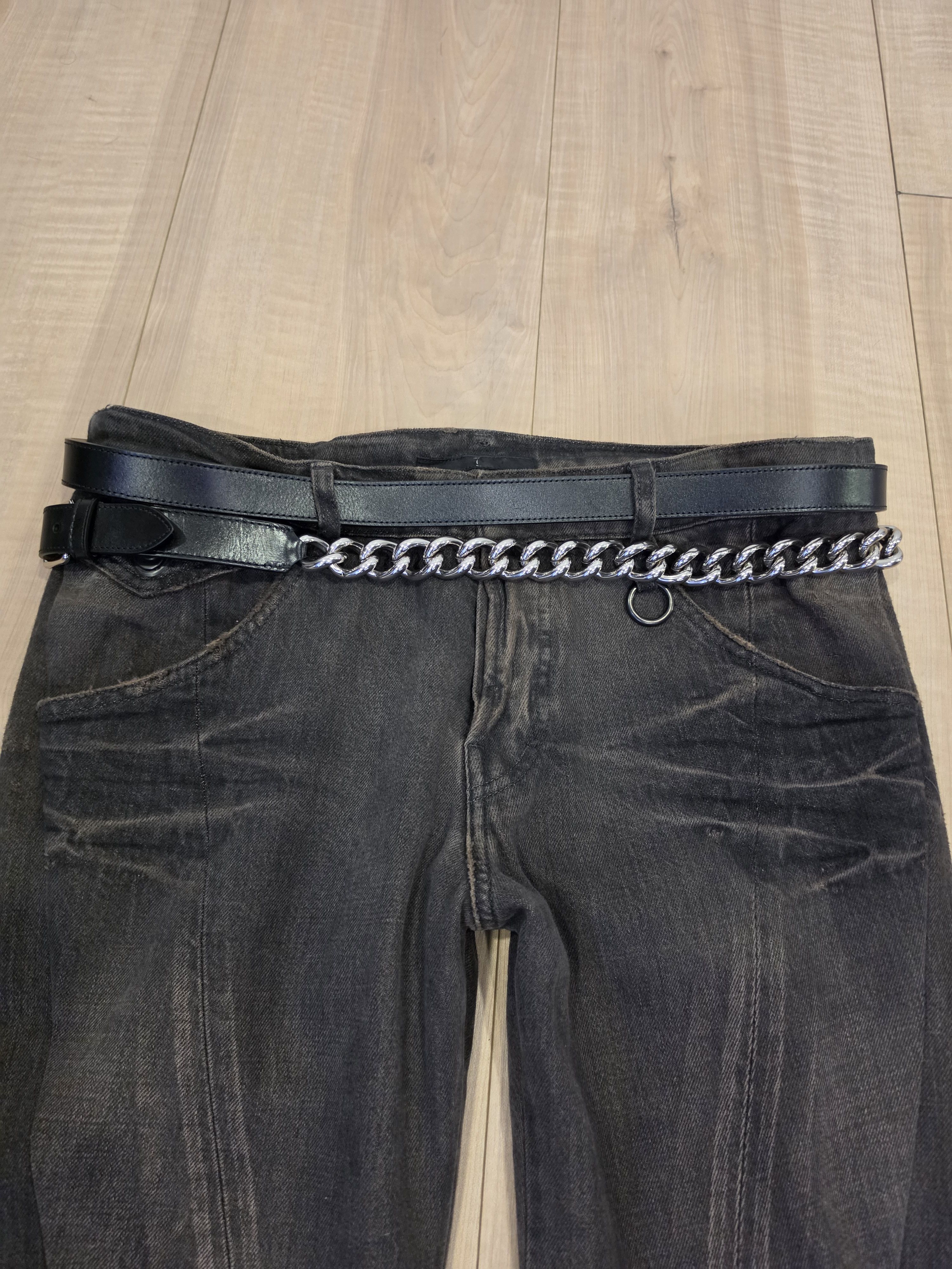 Alexander McQueen Alexander McQueen Double Chain Belt Size ONE SIZE - 1 Thumbnail