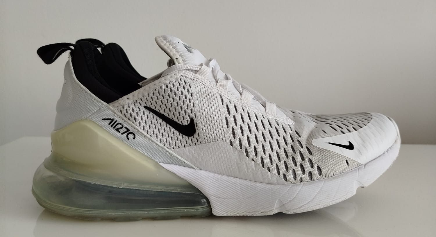Nike Nike Air Max 270 Low White AH8050-100 Size US 10 / EU 43 - 1 Thumbnail