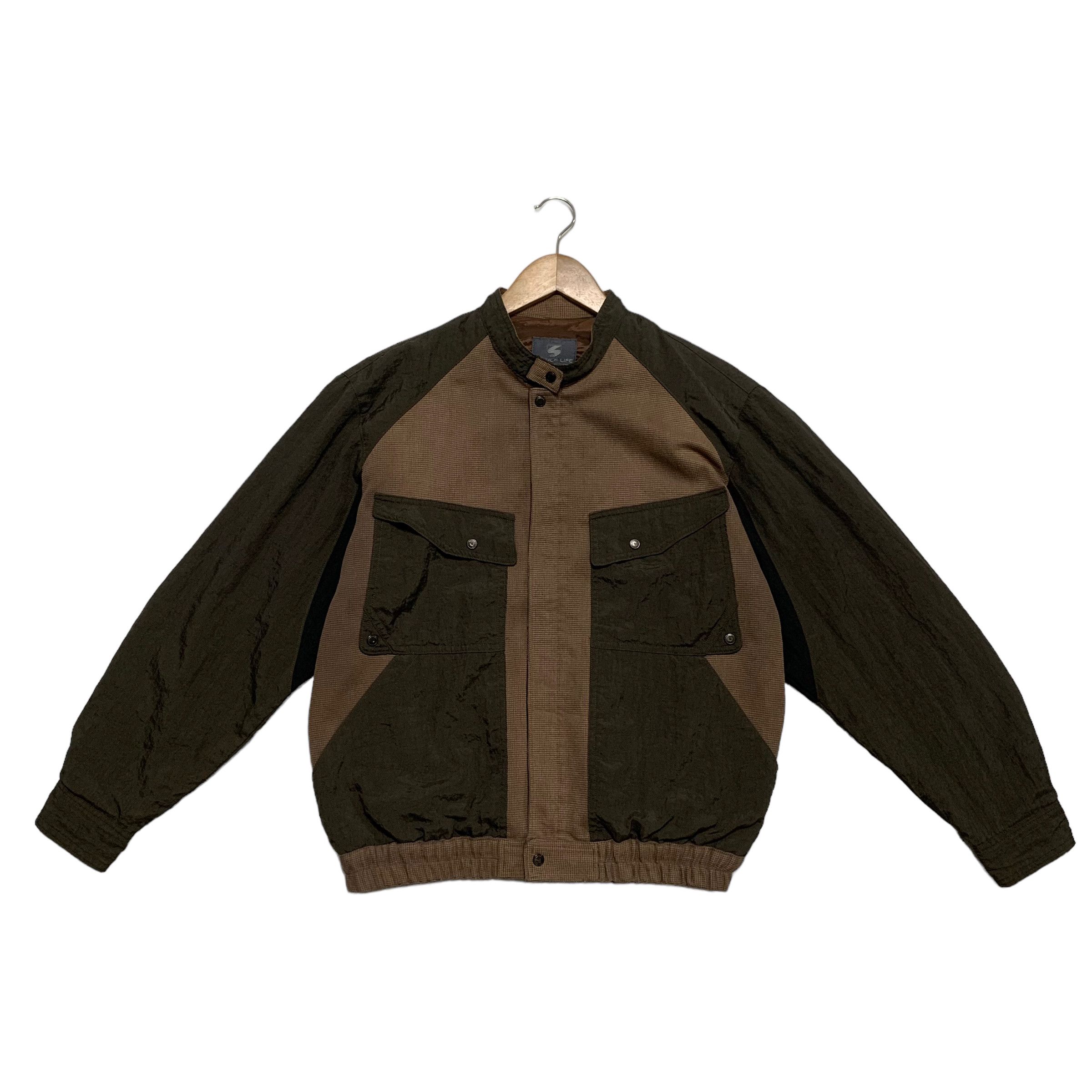 Japanese Brand Japanese Brand Simple Life Color Block Jacket Size US L / EU 52-54 / 3 - 1 Thumbnail