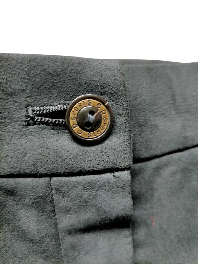 Christian Dior Monsieur Christian Dior Sport Moleskin Black Pants Size US 29 - 13 Thumbnail