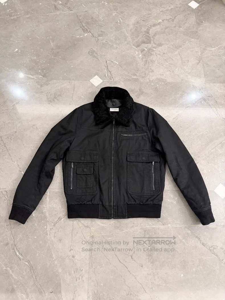 Saint Laurent Paris Saint Laurent Paris Heavy Duty Quilted Wool Collar Jacket Size US L / EU 52-54 / 3 - 1 Thumbnail
