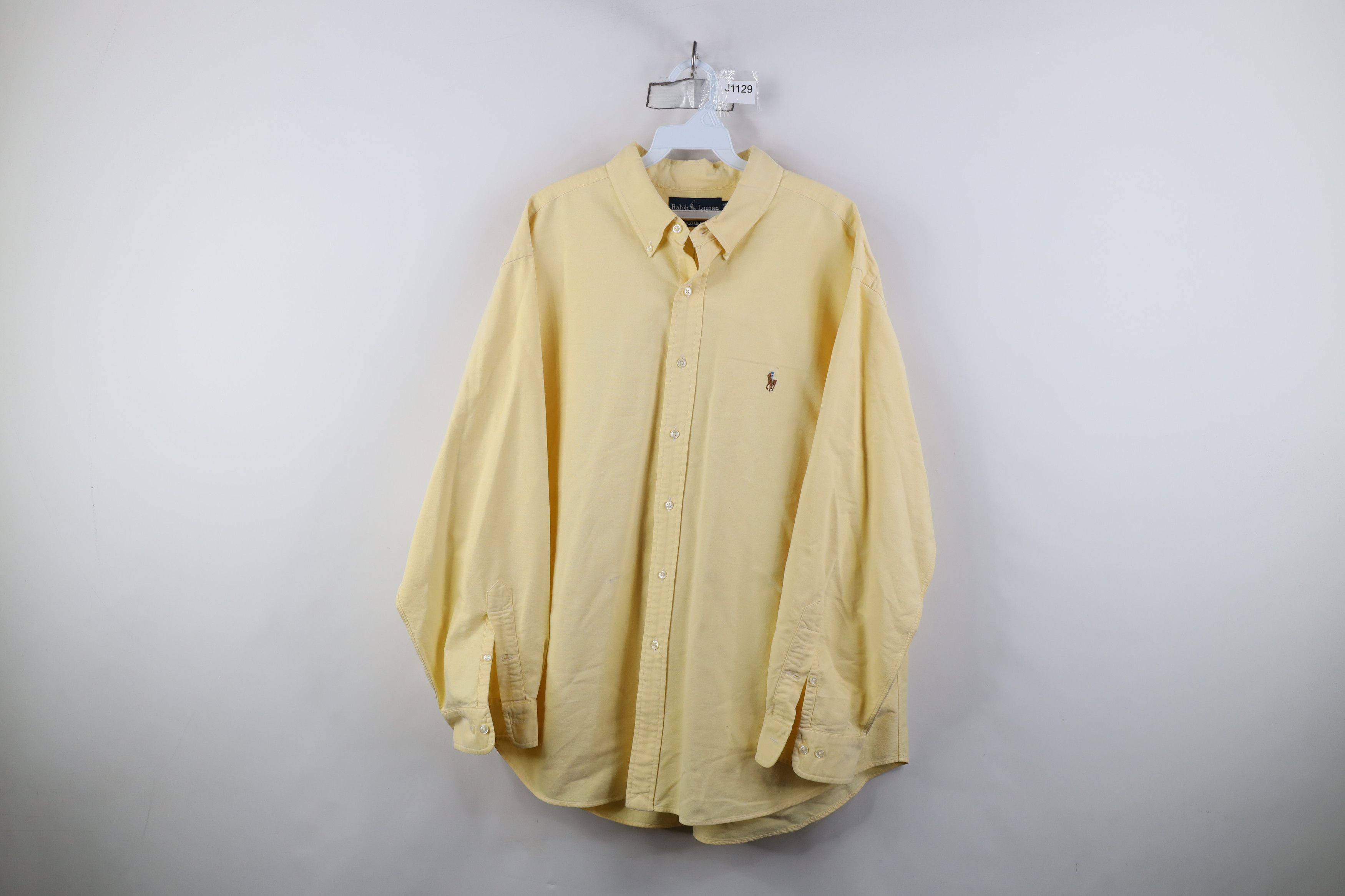 Ralph Lauren Vintage 90s Ralph Lauren Cotton Oxford Button Down Shirt Size US L / EU 52-54 / 3 - 1 Thumbnail