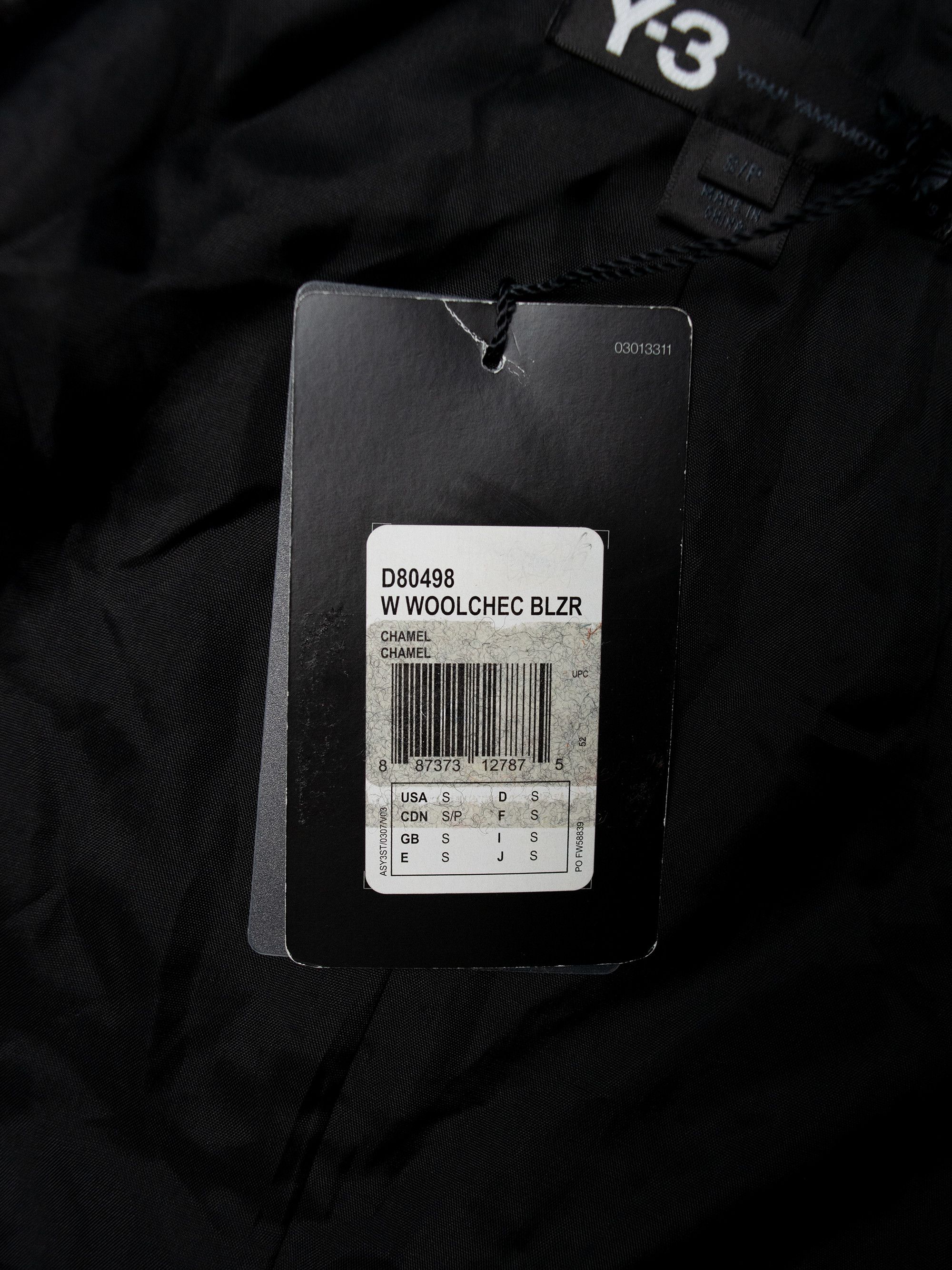 Y-3 Y-3 - A/W 2013 - Wool Check Blazer Size S / US 4 / IT 40 - 9 Thumbnail