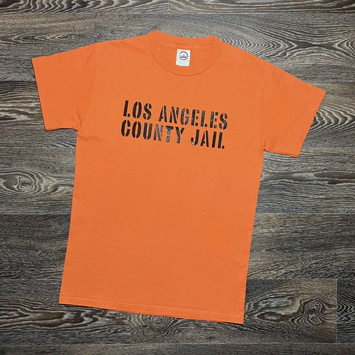 Other Vintage 2000s Los Angeles County Jail Graphic Print T-shirt Size US S / EU 44-46 / 1 - 1 Thumbnail