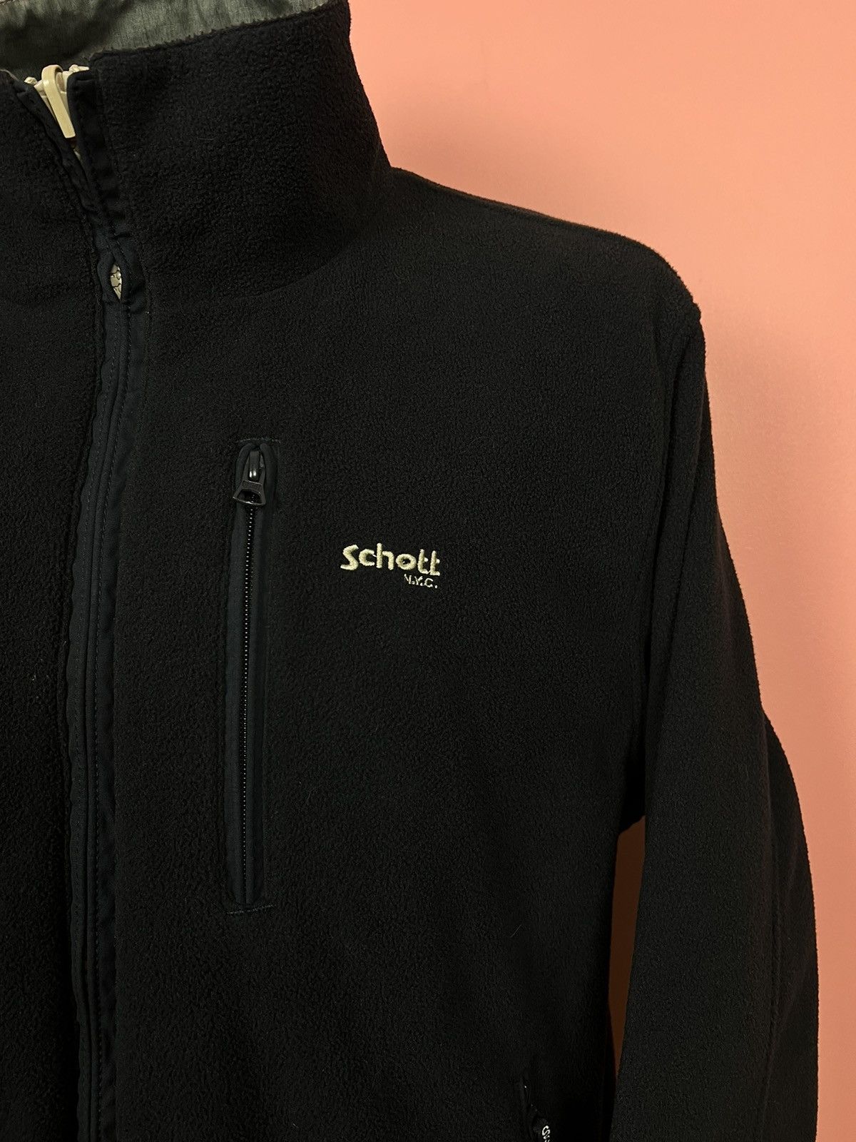 Schott Schott n.y. Vintage rare jacket double side casual y2k Size US L / EU 52-54 / 3 - 7 Thumbnail
