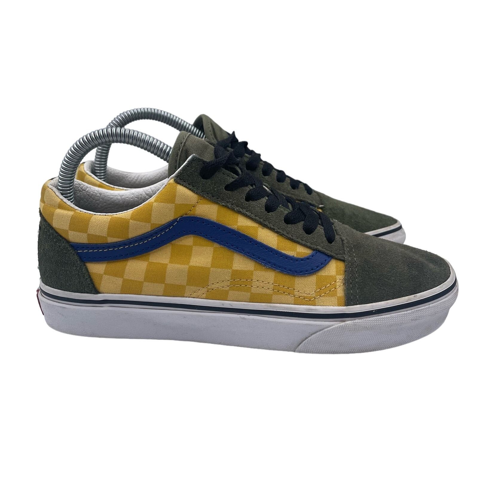 Vans VANS OTW Old Skool Shoes Rally Mix Green Yellow Check 6 7.5 Size US 6 / EU 39 - 2 Thumbnail