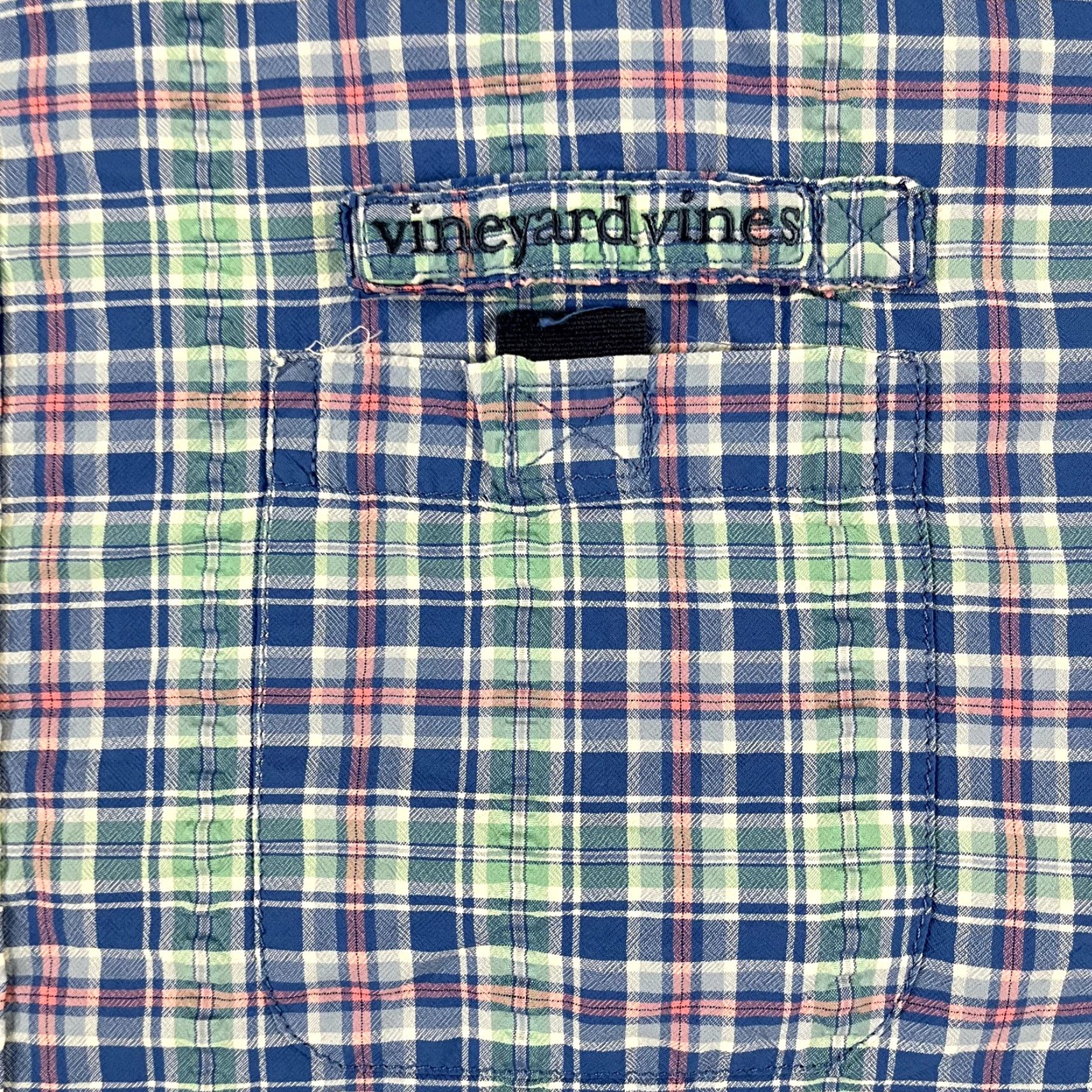 Vineyard Vines VINEYARD VINES Harbor Shirt Mens Large Plaid Nylon Performance Vented Shirt, Button-Up, Long Sleeve, Multicolor, Regular Fit Size US L / EU 52-54 / 3 - 2 Thumbnail