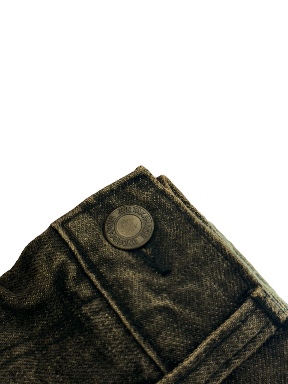 Jun Takahashi Undercover AW02 REBELGODS Hybrid Denim Sweatpants Size US 32 / EU 48 - 7 Thumbnail