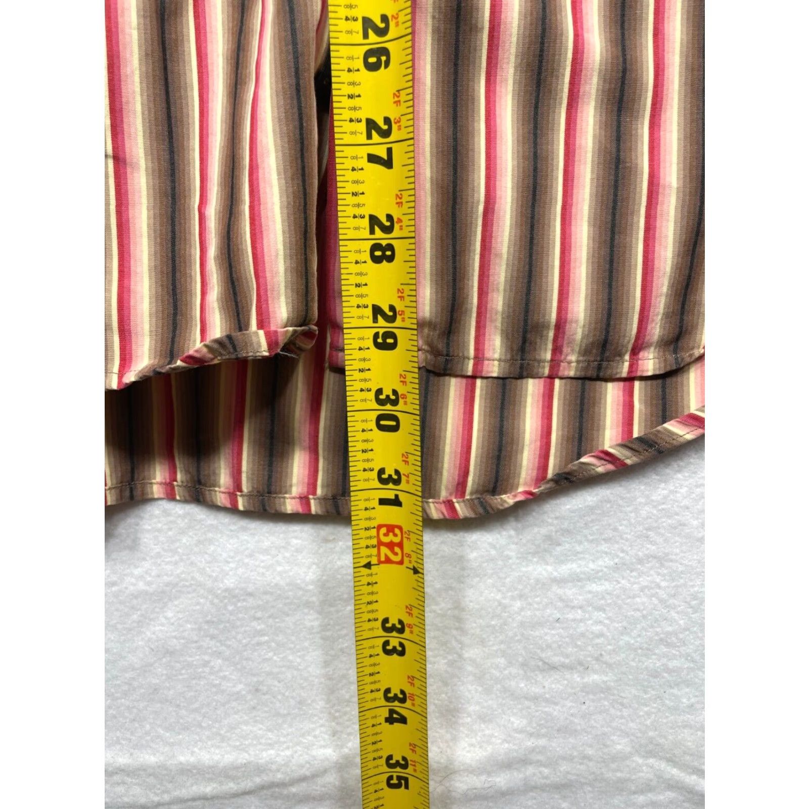 Banana Republic VINTAGE Banana Republic Shirt Mens Large Button Up Vertical Stripe Long Sleeve Size US L / EU 52-54 / 3 - 5 Thumbnail