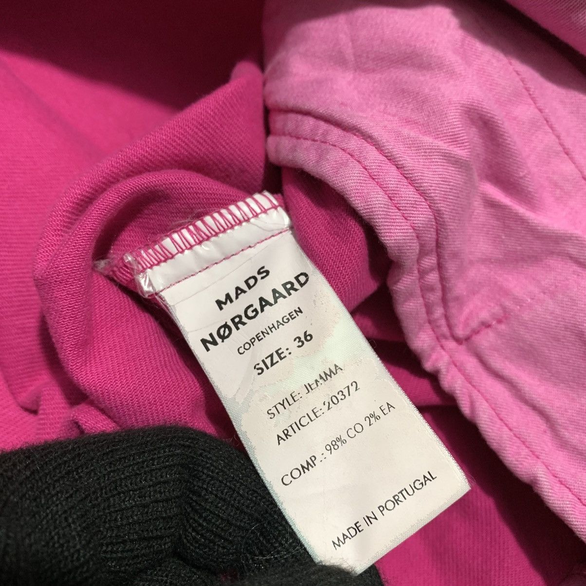 Japanese Brand Mads Norgaard Jemma Fusia Outer Wear Size US L / EU 52-54 / 3 - 6 Thumbnail