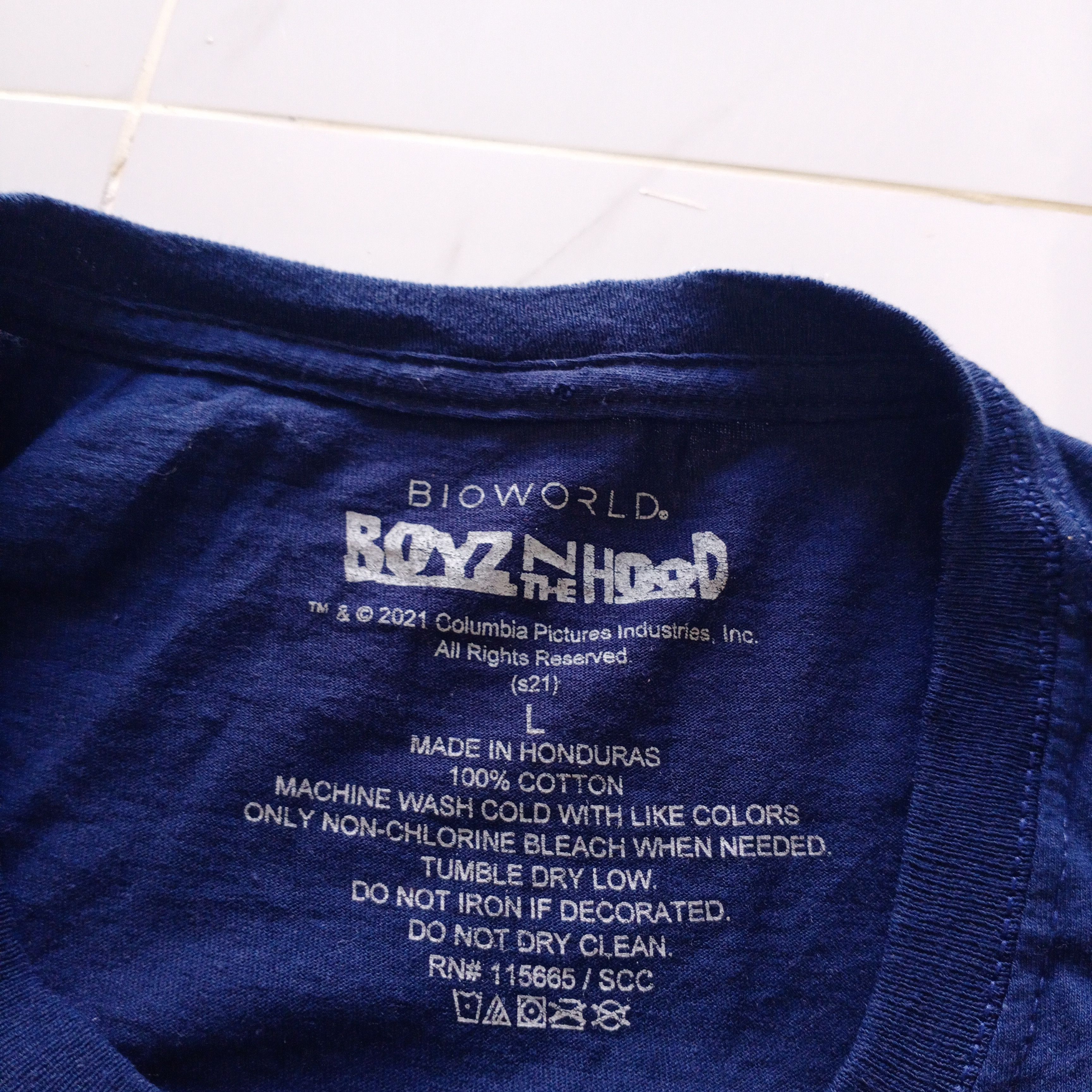 Rap Tees × Vintage Ice Cube Boyz N The Hood Tee T Shirt 1991 Size US L / EU 52-54 / 3 - 4 Thumbnail