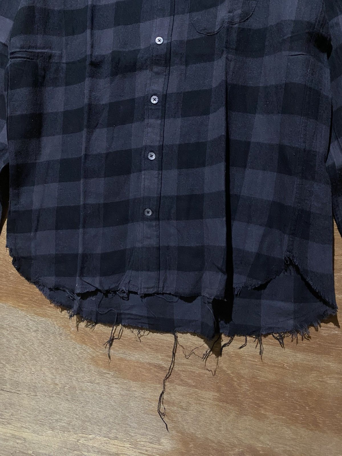 NANO universe 💸BINDING OFFER💸 NANO UNIVERSE UNFINISHED STYLE FLANNELSHIRT Size US M / EU 48-50 / 2 - 4 Thumbnail