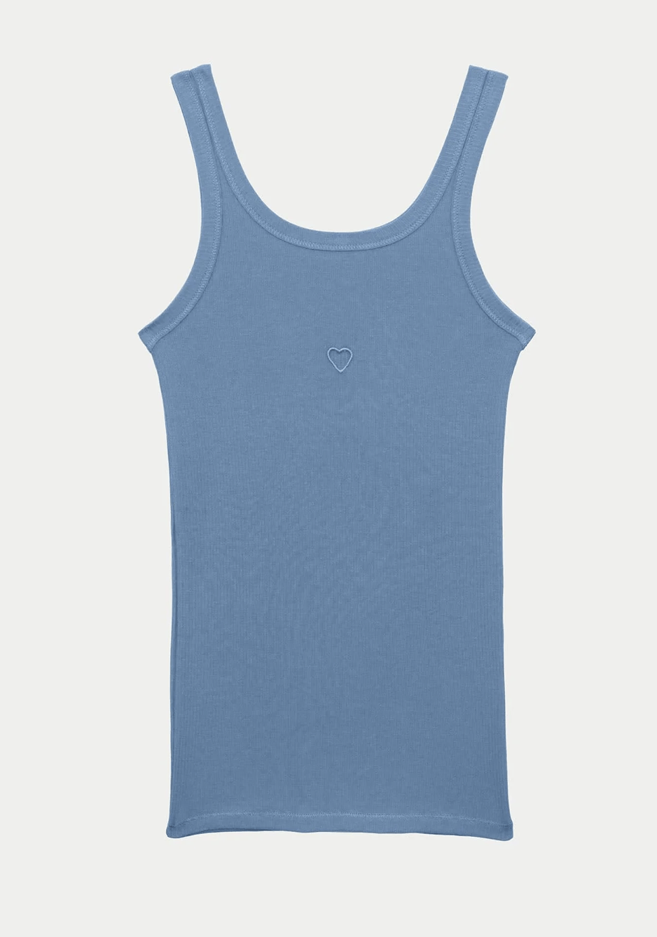 Baserange Baserange Cotton Rib Heart Tank Size L / US 10 / IT 46 - 1 Thumbnail
