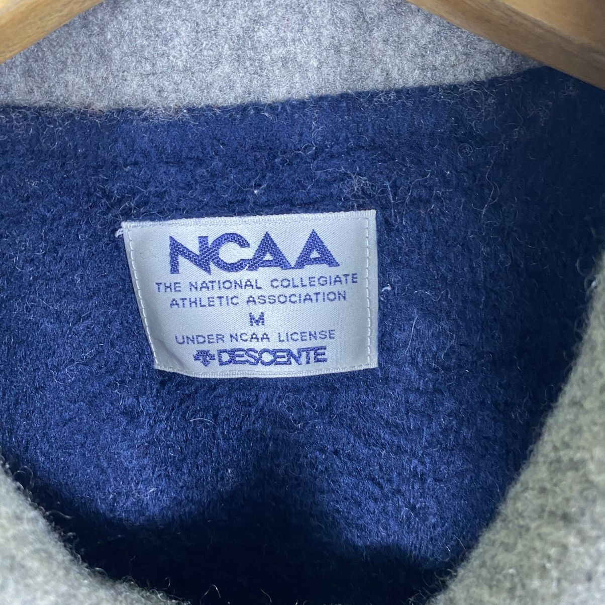 NCAA Vintage NCAA Varsity Wool Jacket M Size Grey Colour Size US M / EU 48-50 / 2 - 11 Thumbnail