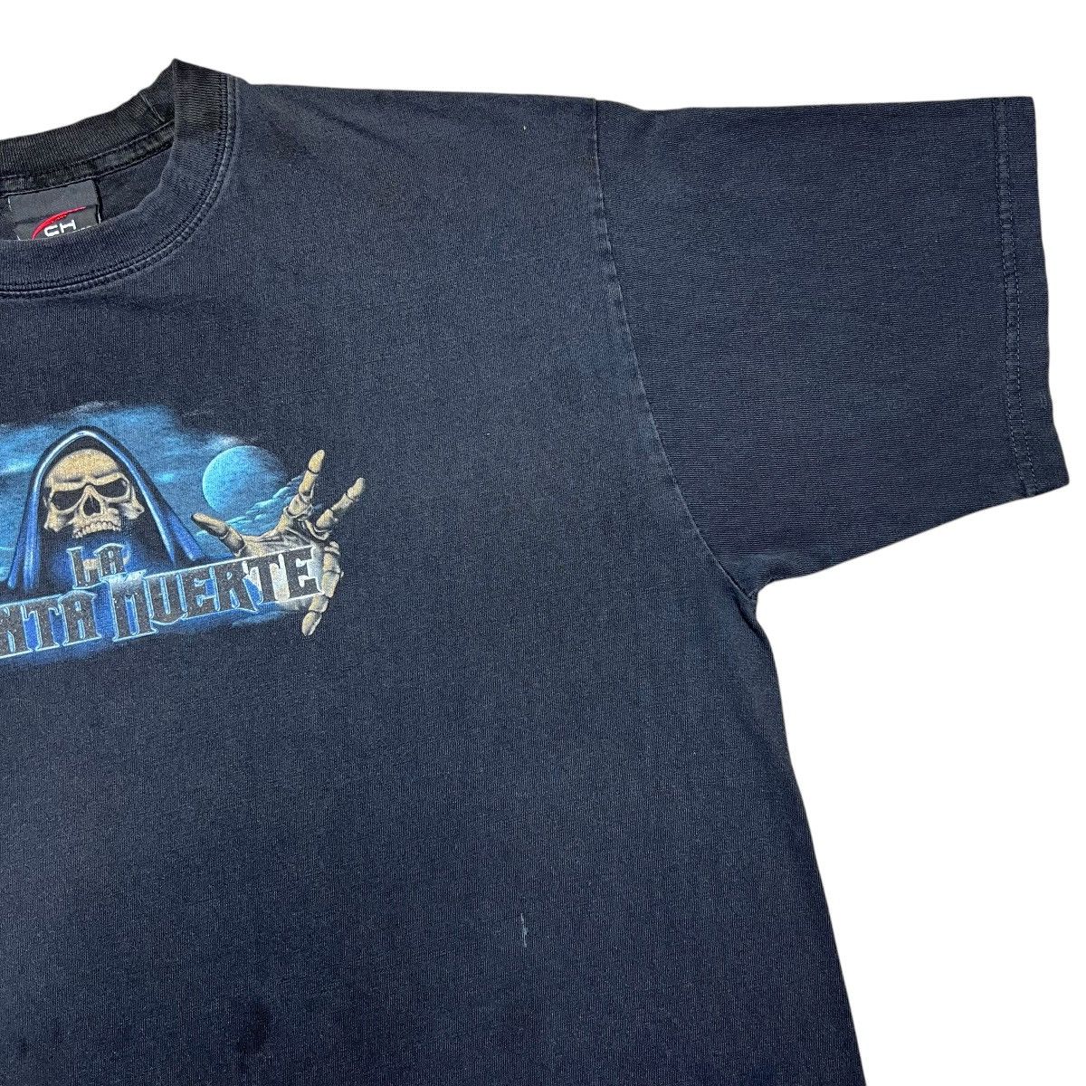 Other × Vintage Vintage 2000s La Santa Muerte Grim Reaper Death Graphic Tee Size US XL / EU 56 / 4 - 7 Thumbnail