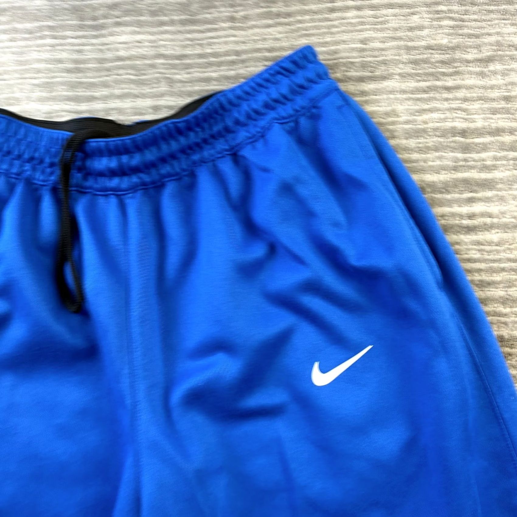 Nike Nike Dri Fit Basketball Gym Training Shorts Mens Large Blue Spotlight Warmup Size US 33 - 3 Thumbnail