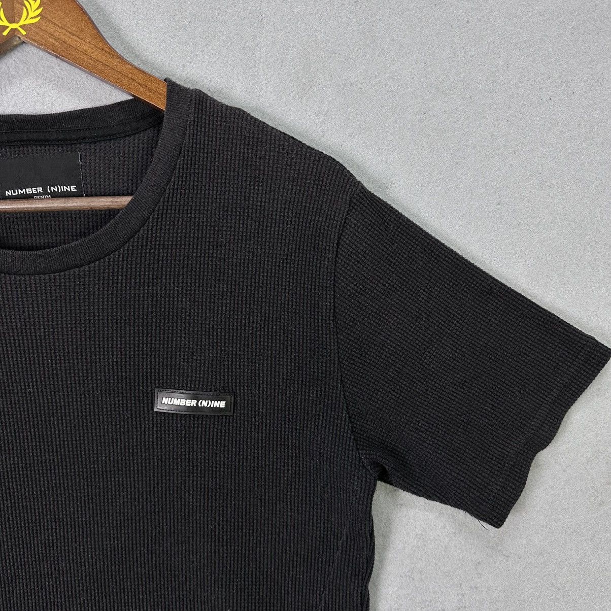 Number (N)ine Vintage Number (N)ine Denim Waffle T-Shirt Black Size US S / EU 44-46 / 1 - 2 Thumbnail