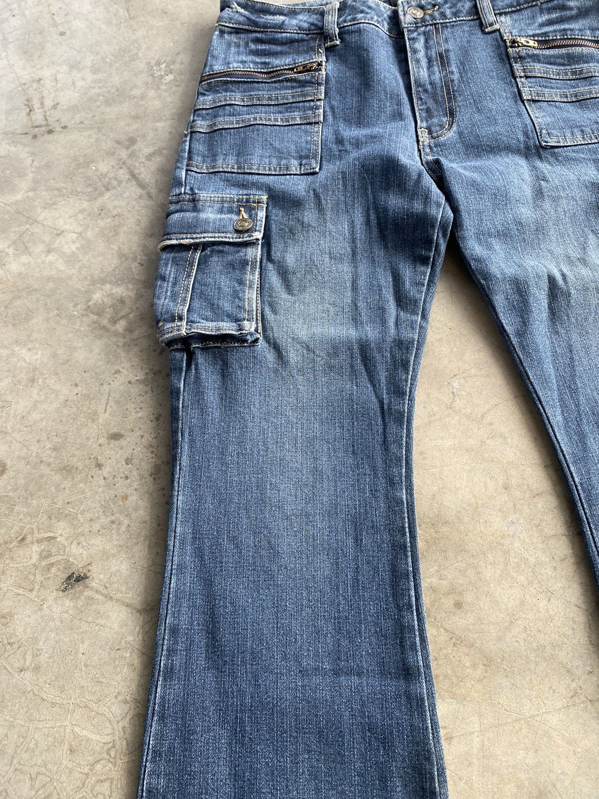 Hysteric Glamour × If Six Was Nine × Tornado Mart Flare Jeans Japanese Mer-Lassette Cargo 3D Pocket Size US 30 / EU 46 - 12 Thumbnail
