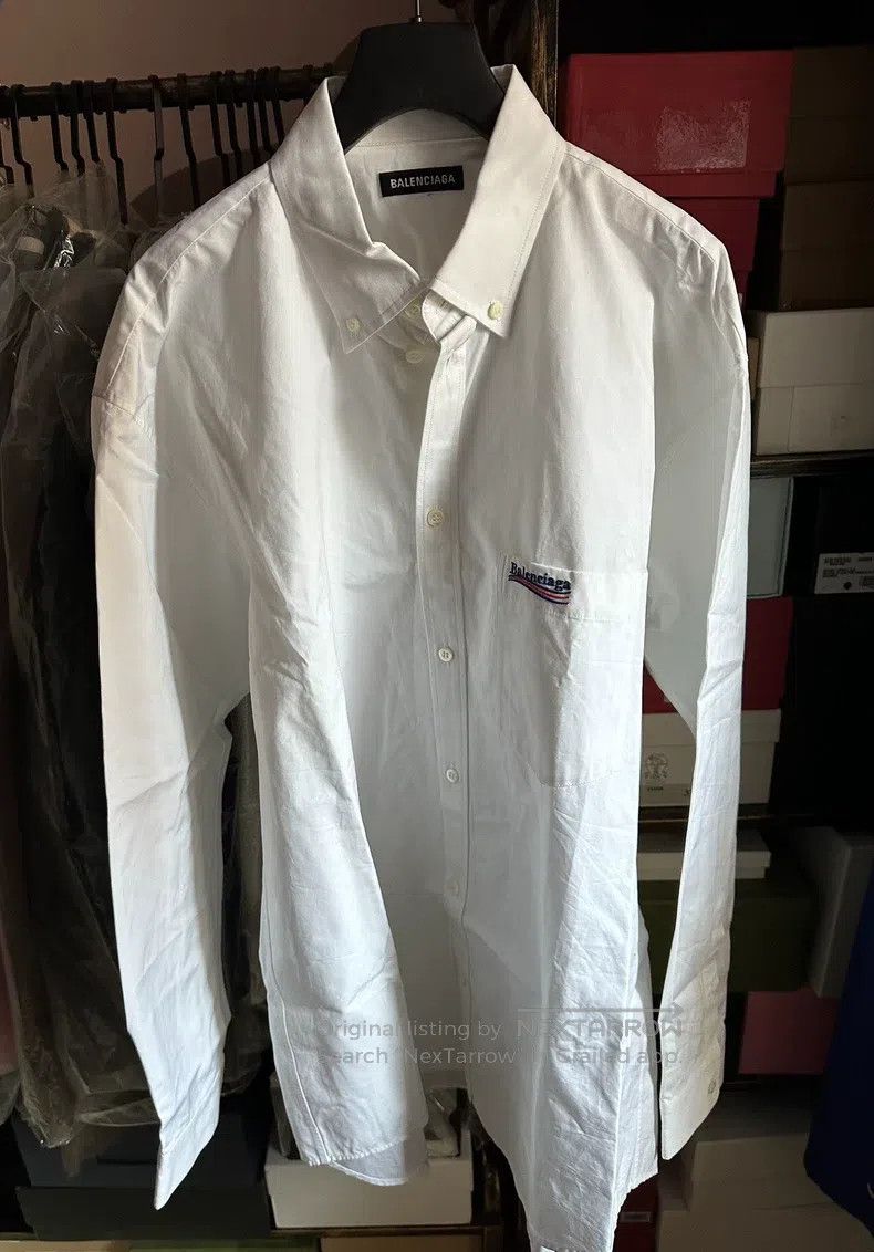 Balenciaga Balenciaga Coke Logo Shirt Size XS / US 0-2 / IT 36-38 - 1 Thumbnail