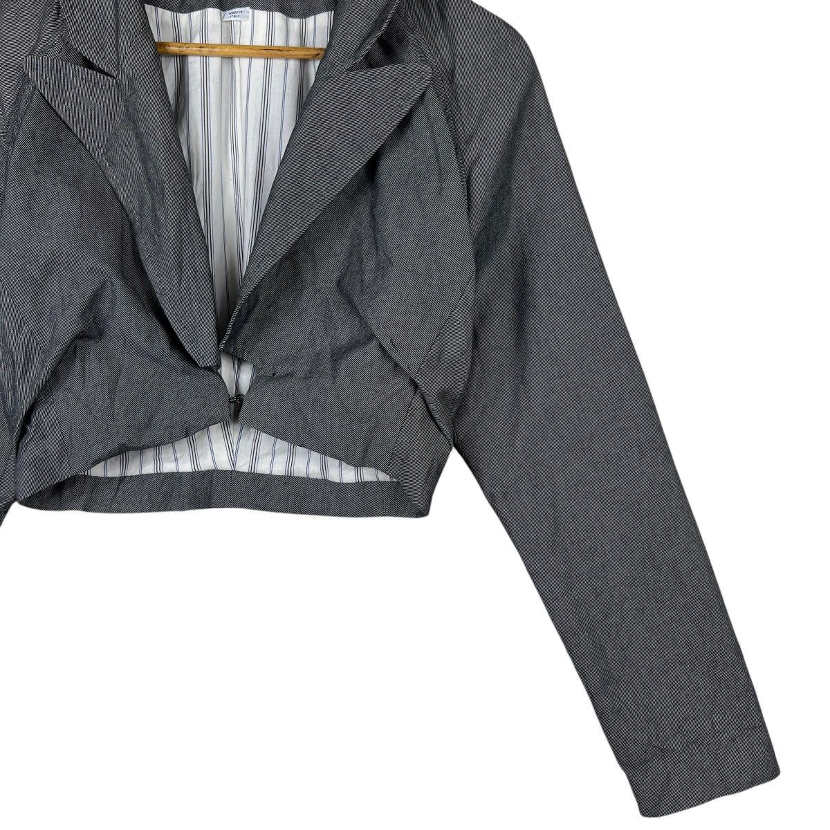 Hussein Chalayan 🔥 HUSSEIN CHALAYAN CROPPED HOODIES JACKET Size XS / US 0-2 / IT 36-38 - 7 Thumbnail