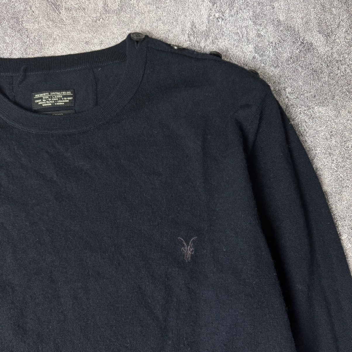 Allsaints AllSaints Spitalfields Merino Wool Sweater Military Size US L / EU 52-54 / 3 - 2 Thumbnail