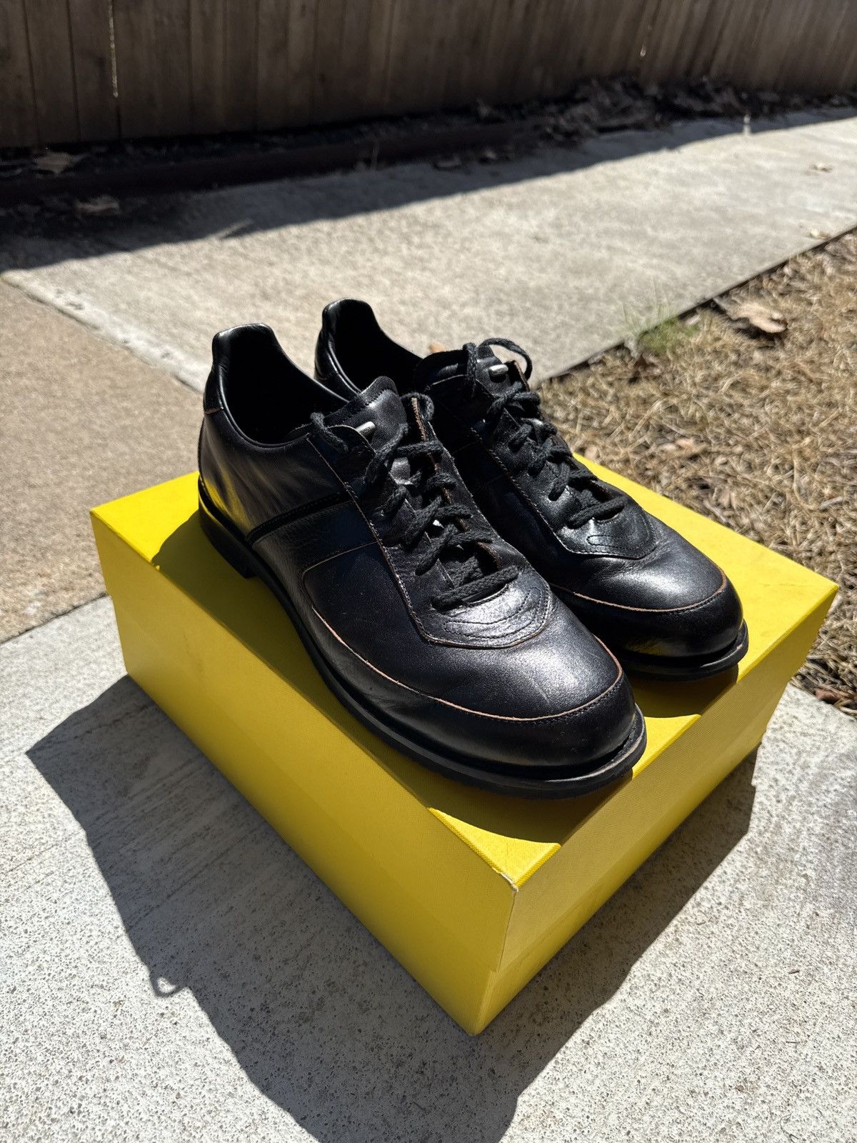 OUR LEGACY Ten Pin leather shoes (41) – STYX Our Legacy Ten Pin Derby