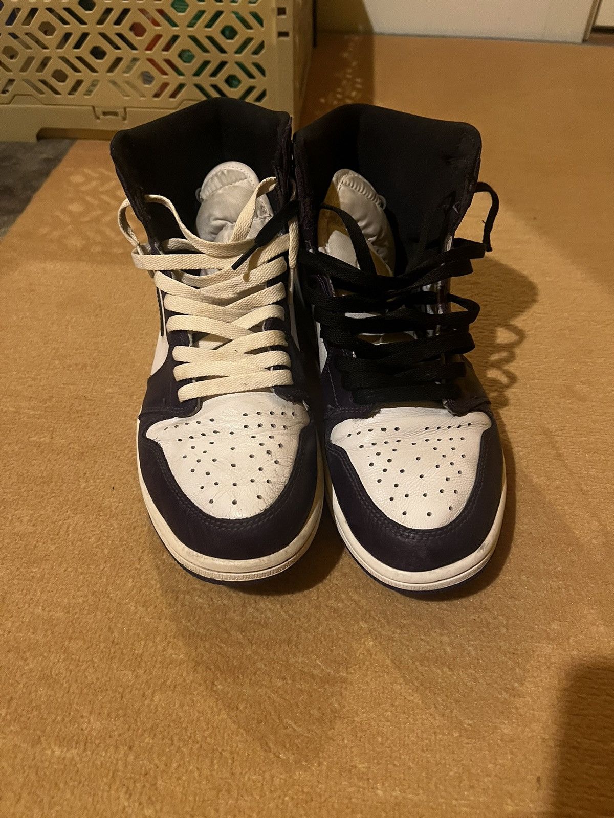 Nike Air jordan 1 court purple Size US 11 / EU 44 - 3 Thumbnail