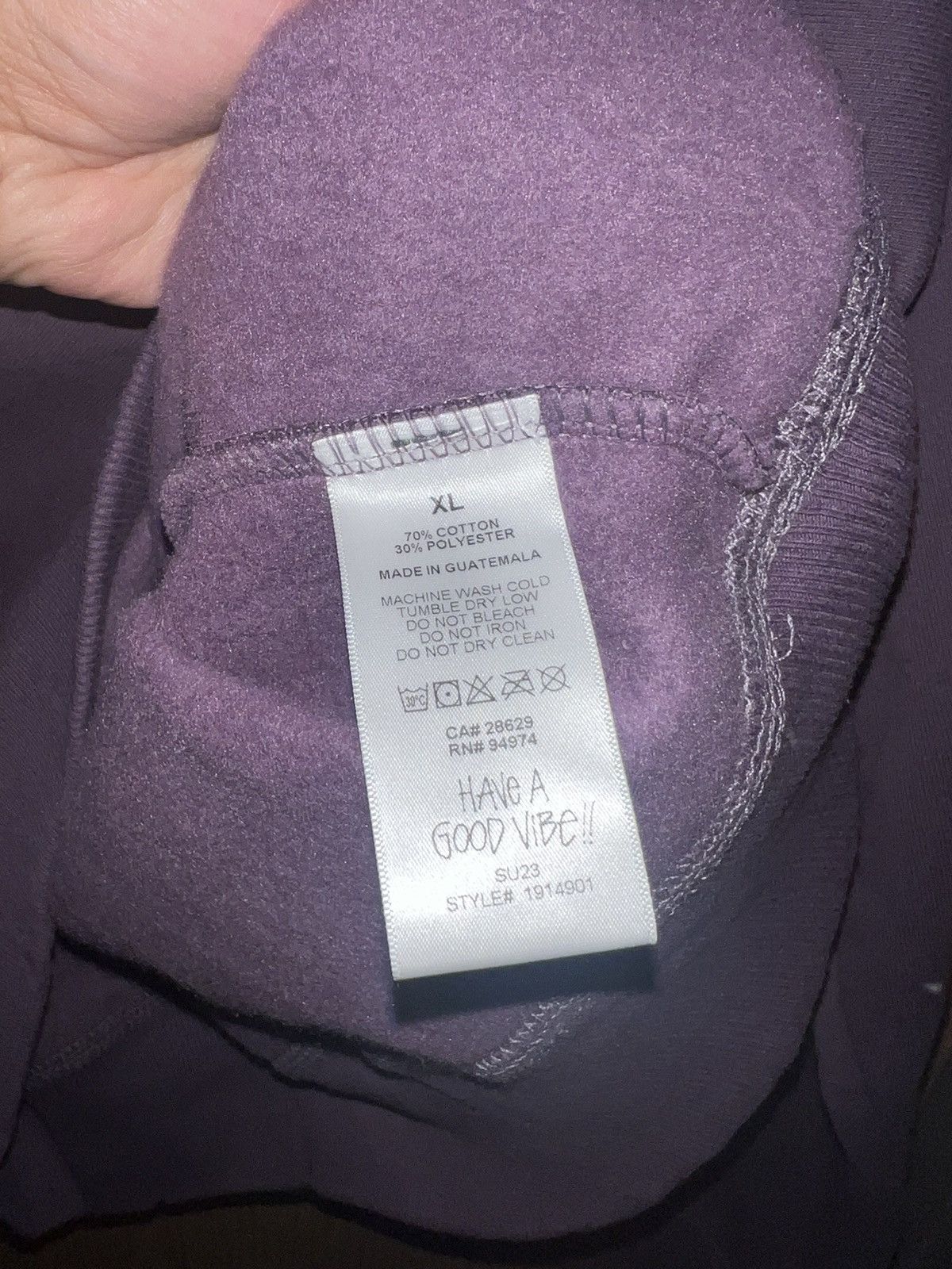 Stussy Stussy No. 4 Purple Crewneck Sz XL Size US XL / EU 56 / 4 - 3 Thumbnail