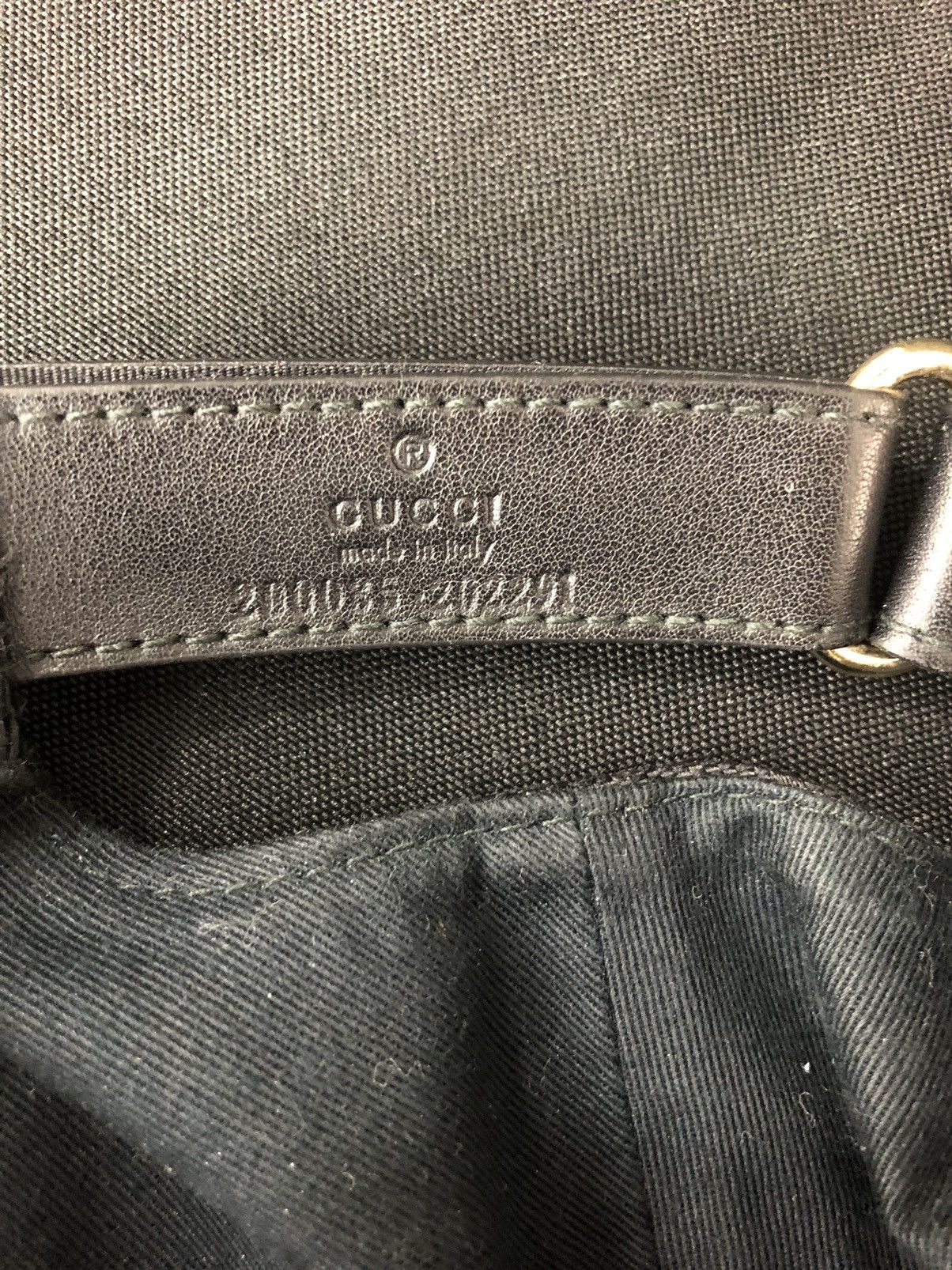 Gucci ORIGINAL GG CANVAS BASEBALL HAT WITH WEB Size ONE SIZE - 14 Thumbnail