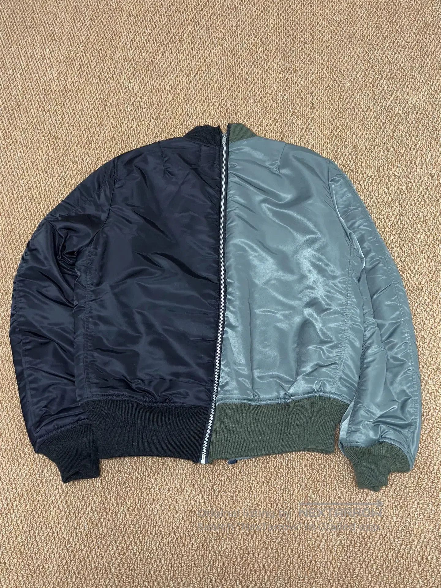 Japanese Brand Two-Tone MA-1 Flight Jacket. Size US M / EU 48-50 / 2 - 2 Thumbnail