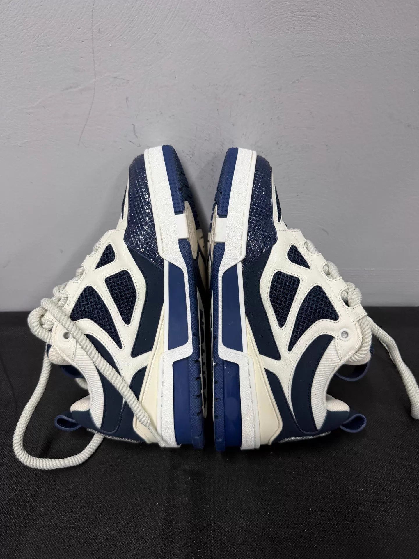 Louis Vuitton LV Skate Blue White Casual Skateboard Shoe 37 Size US 6.5 / IT 36.5 - 6 Thumbnail