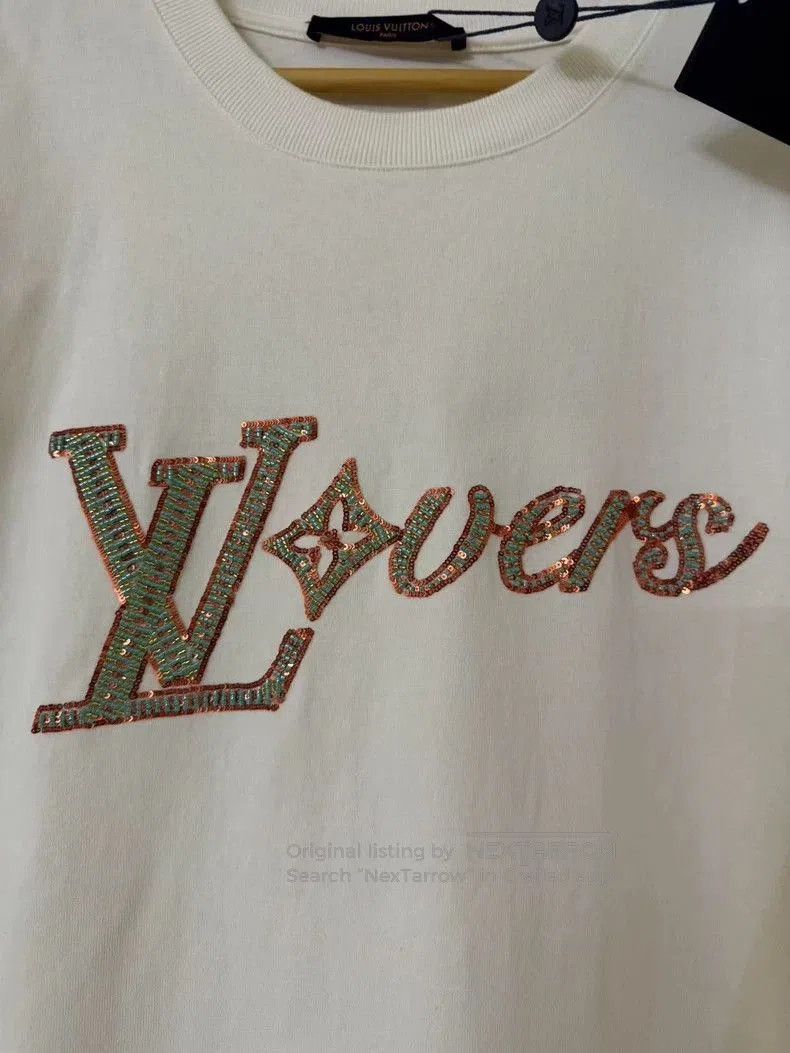 Louis Vuitton Louis Vuitton LV Pharrell Crystal Embellished Tee. Size US XL / EU 56 / 4 - 2 Thumbnail