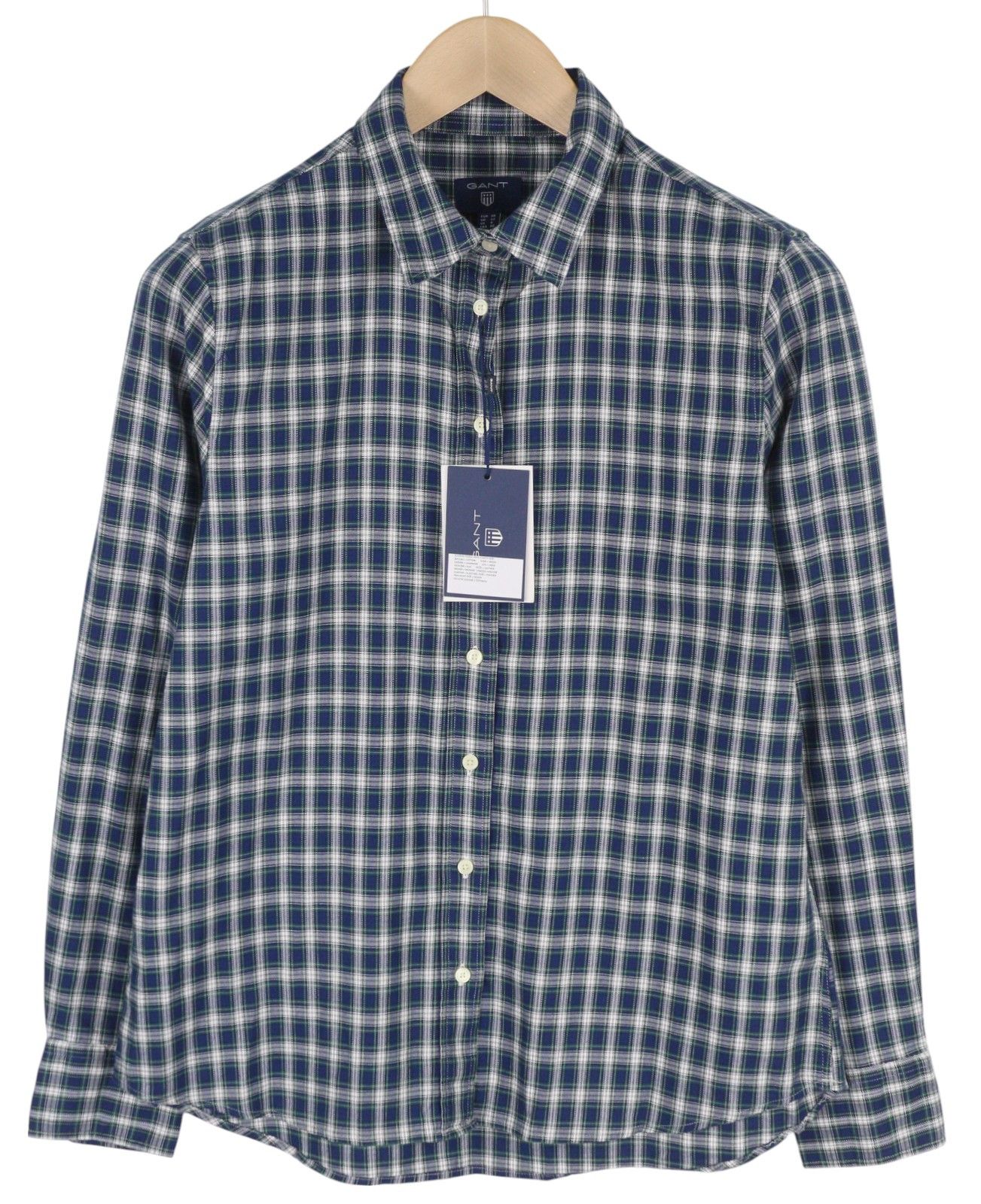 Gant FLANNEL EU38 Plaid Pattern Button-Up Spread Shirt 84929 Size M / US 6-8 / IT 42-44 - 1 Thumbnail