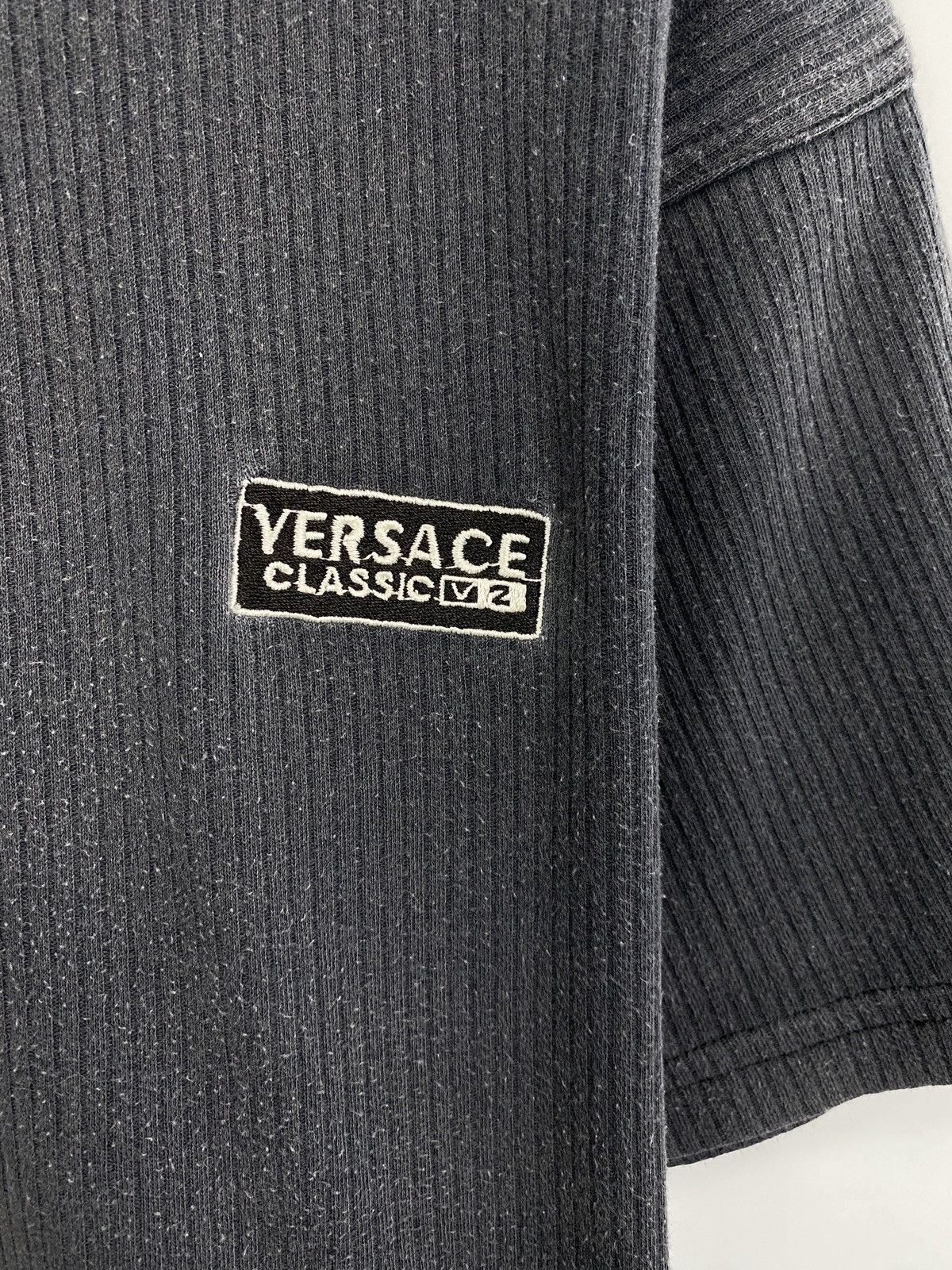 Versace × Versace Jeans Couture × Vintage 🇮🇹 Vintage 90s Versace Classic V2 T-Shirt Y2K Rare Streetwear Size US XL / EU 56 / 4 - 4 Thumbnail