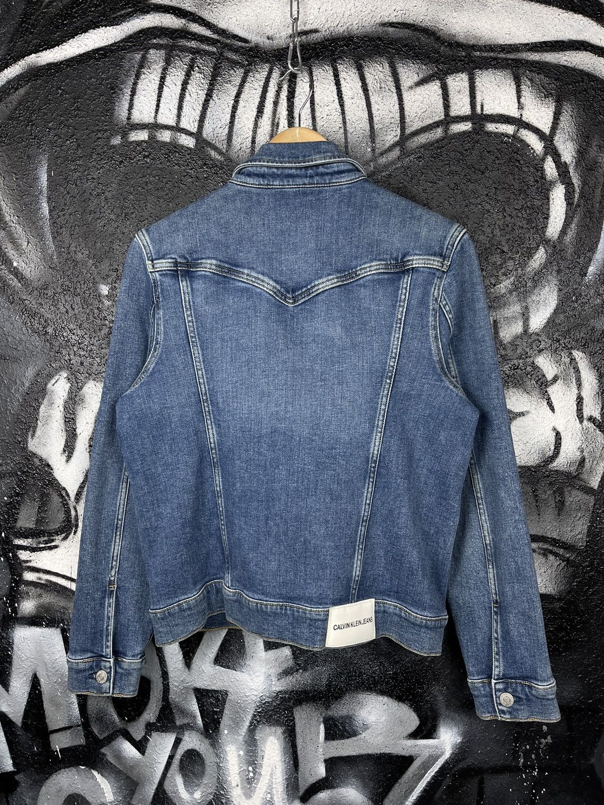 Calvin Klein Calvin Klein Jeans Foundation Trucker Denim Jacket Men’s S Size US S / EU 44-46 / 1 - 8 Thumbnail