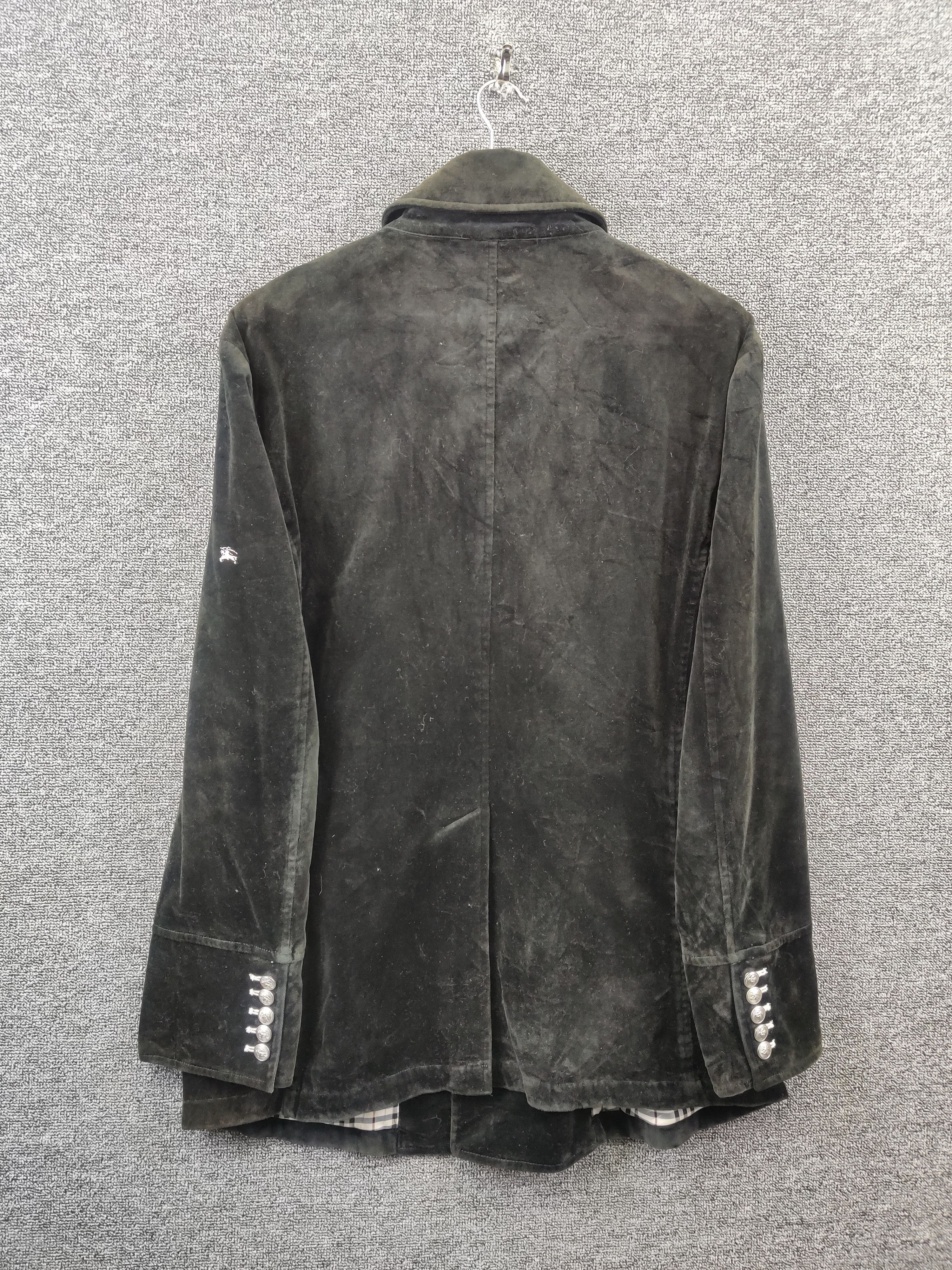 Burberry Burberry Nova Check Black Label Velvet Double Breasted Coat Size US L / EU 52-54 / 3 - 7 Thumbnail