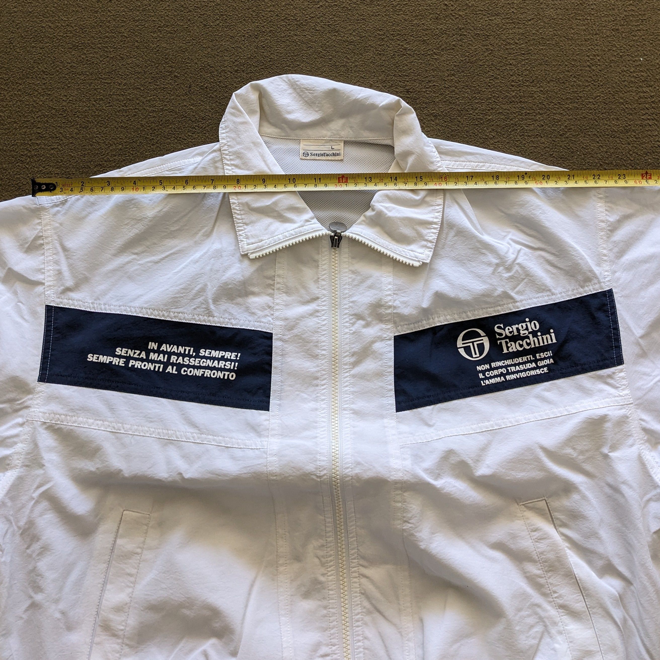 Sergio Tacchini Vintage SERGIO TACCHINI Windbreaker Jacket Size US L / EU 52-54 / 3 - 6 Thumbnail