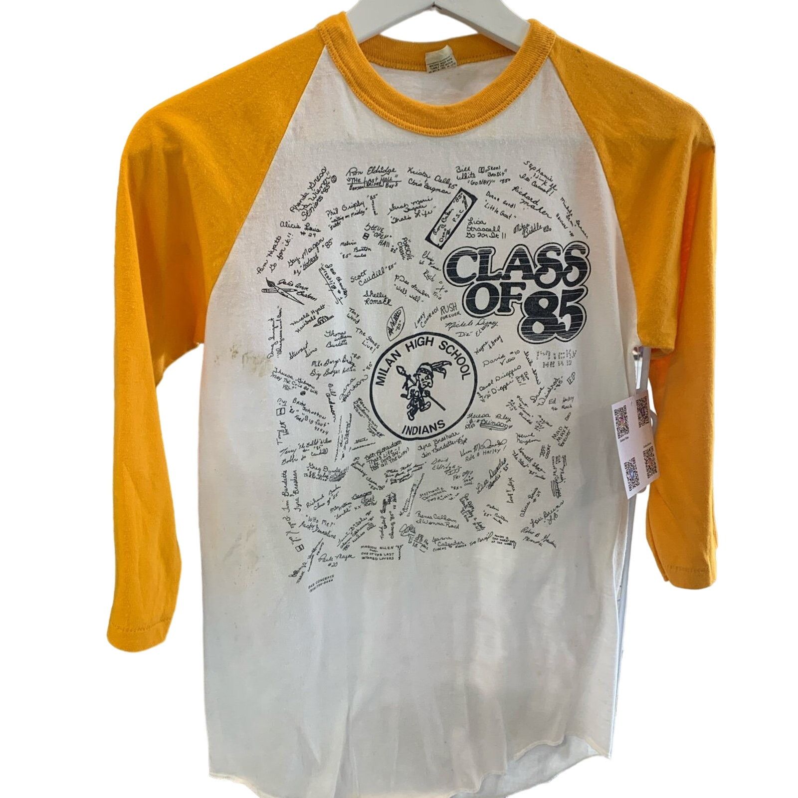 Vintage Vintage Screen Stars Shirt Class of 85' Half sleeve shirt Size US M / EU 48-50 / 2 - 1 Thumbnail