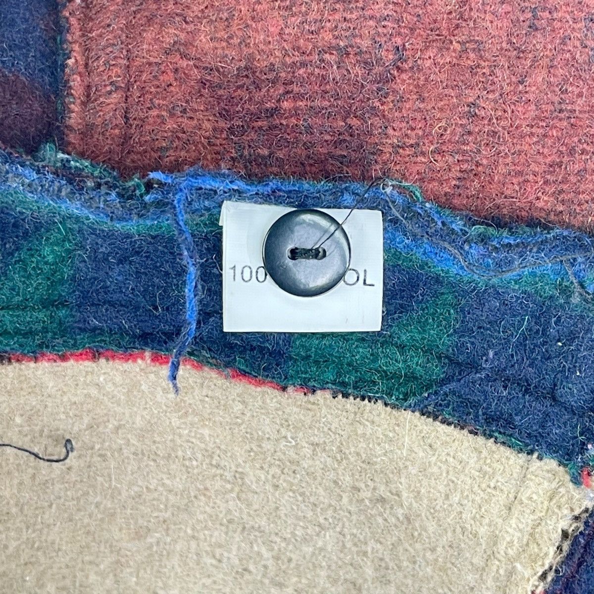 Vintage 70’s Count Dowm Roots Wool Patchwork Plaid Jacket Size US L / EU 52-54 / 3 - 11 Thumbnail