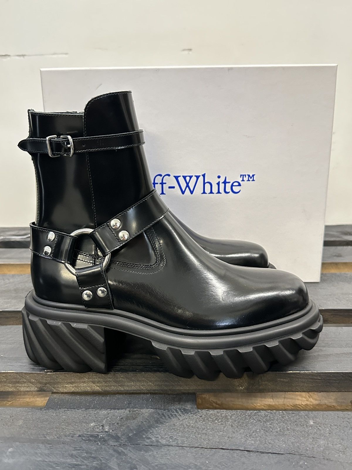 Tractor Harness Ankle Boots. Sz 42