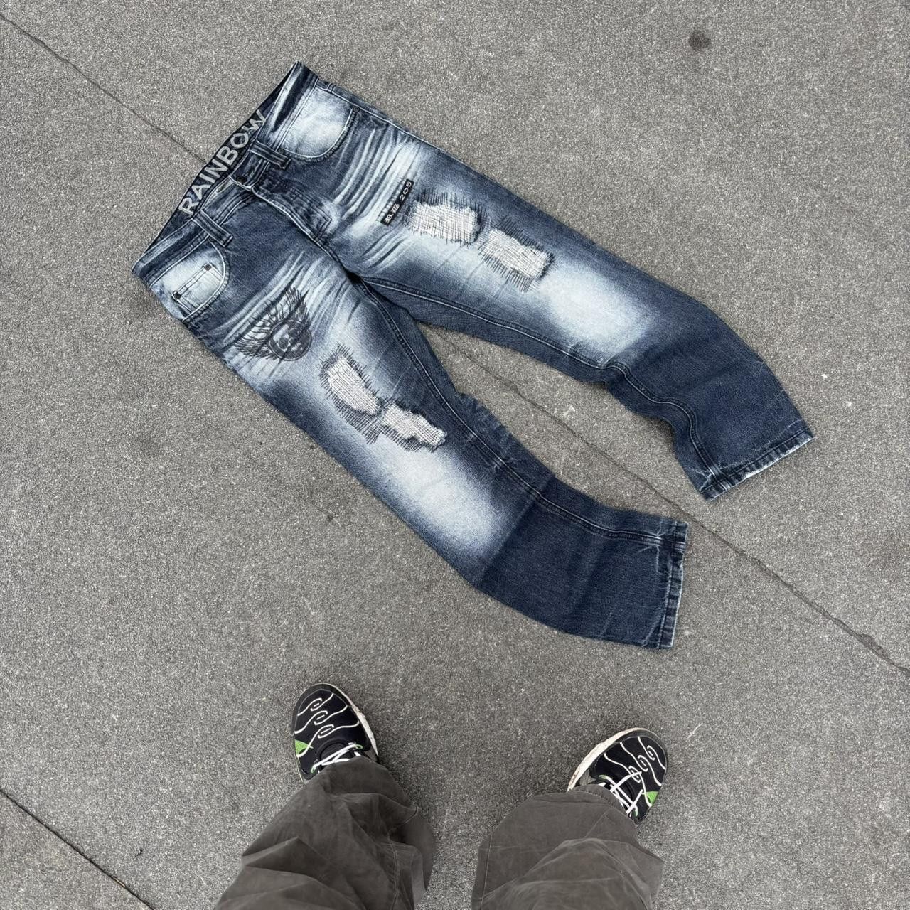 Japanese Brand × Vintage Rainbow Jeans Size US 34 / EU 50 - 2 Thumbnail