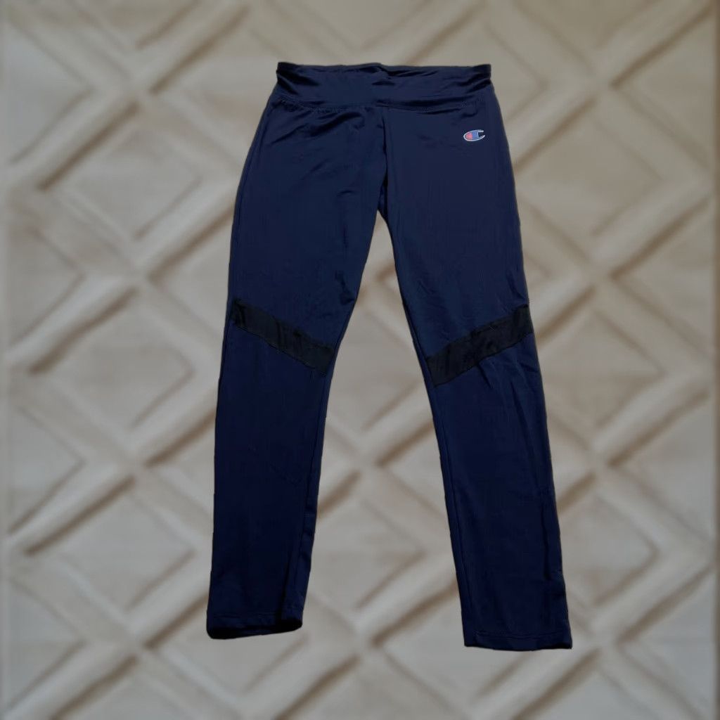Champion Champion Leggings Womens Medium Blue Skinny Stretch Yoga Sport Active 26x25 Size 26" / US 2 / IT 38 - 1 Thumbnail