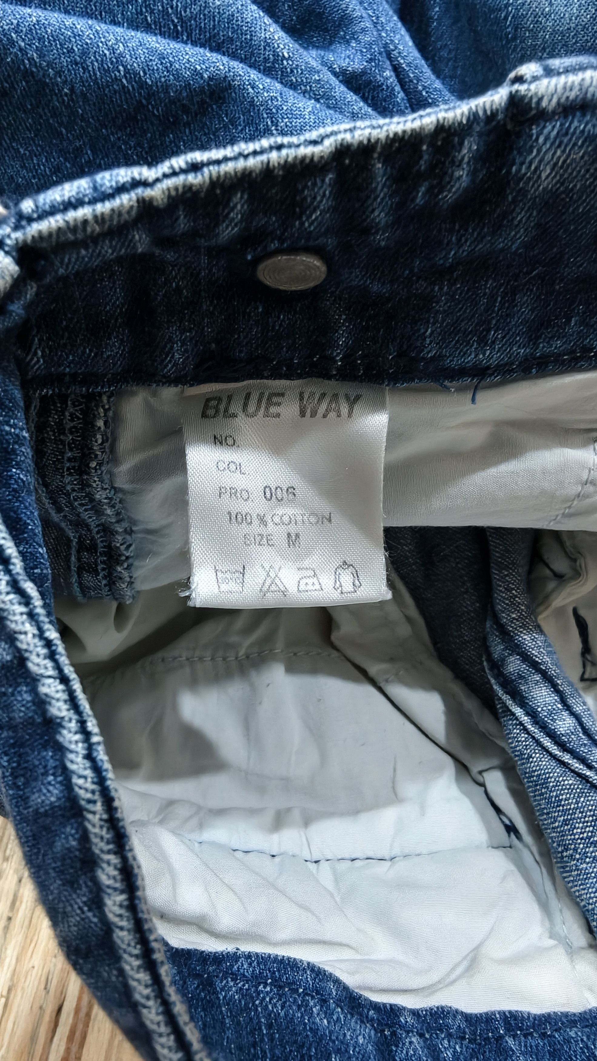 Japanese Brand Vtg blue way trouser denim Size US 31 - 6 Thumbnail