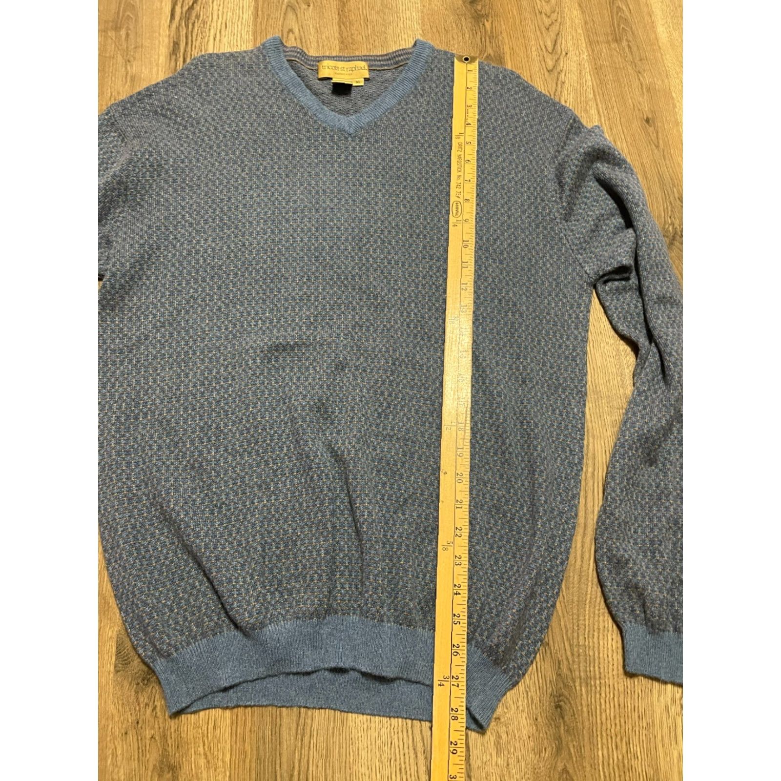 Vintage **Men's Tricots St. Raphael Pullover Shirt, XL, Blue Brown, Long Sleeve** User: Men's Tricots St. Raphael Pullover Shirt, XL, Blue Brown, Long Sleeve Size US XL / EU 56 / 4 - 6 Thumbnail