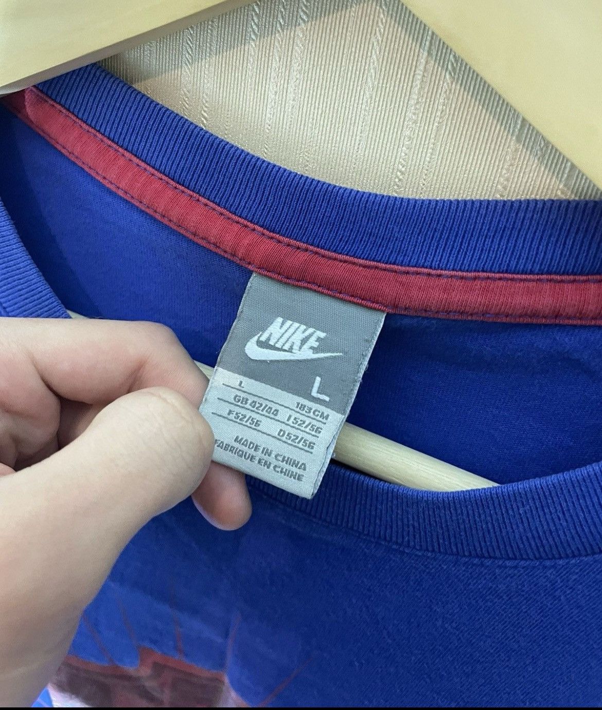 Nike × Vintage Nike Croatia soccer T shirt vintage Size US L / EU 52-54 / 3 - 7 Thumbnail