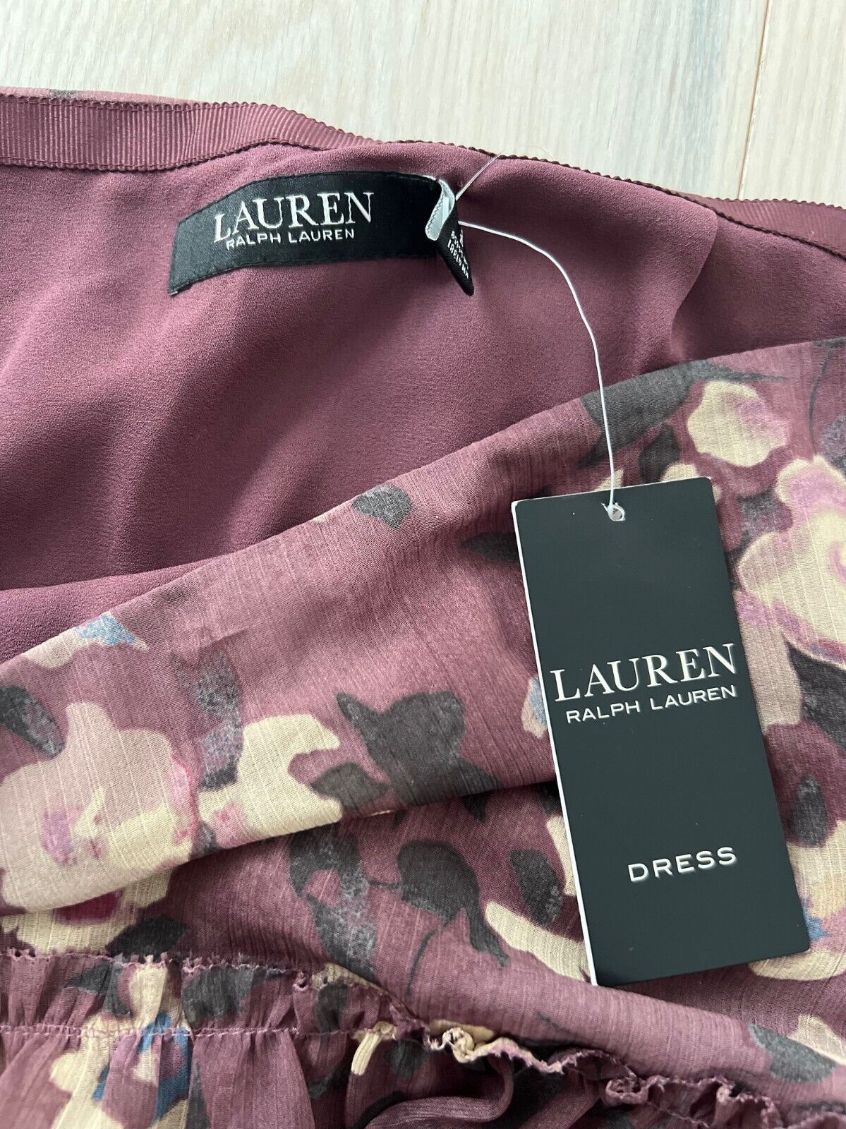 Polo Ralph Lauren LAUREN Ralph Lauren Floral Crinkle Georgette Skirt ( 16 ) Size 38" / US 16 / IT 52 - 4 Thumbnail
