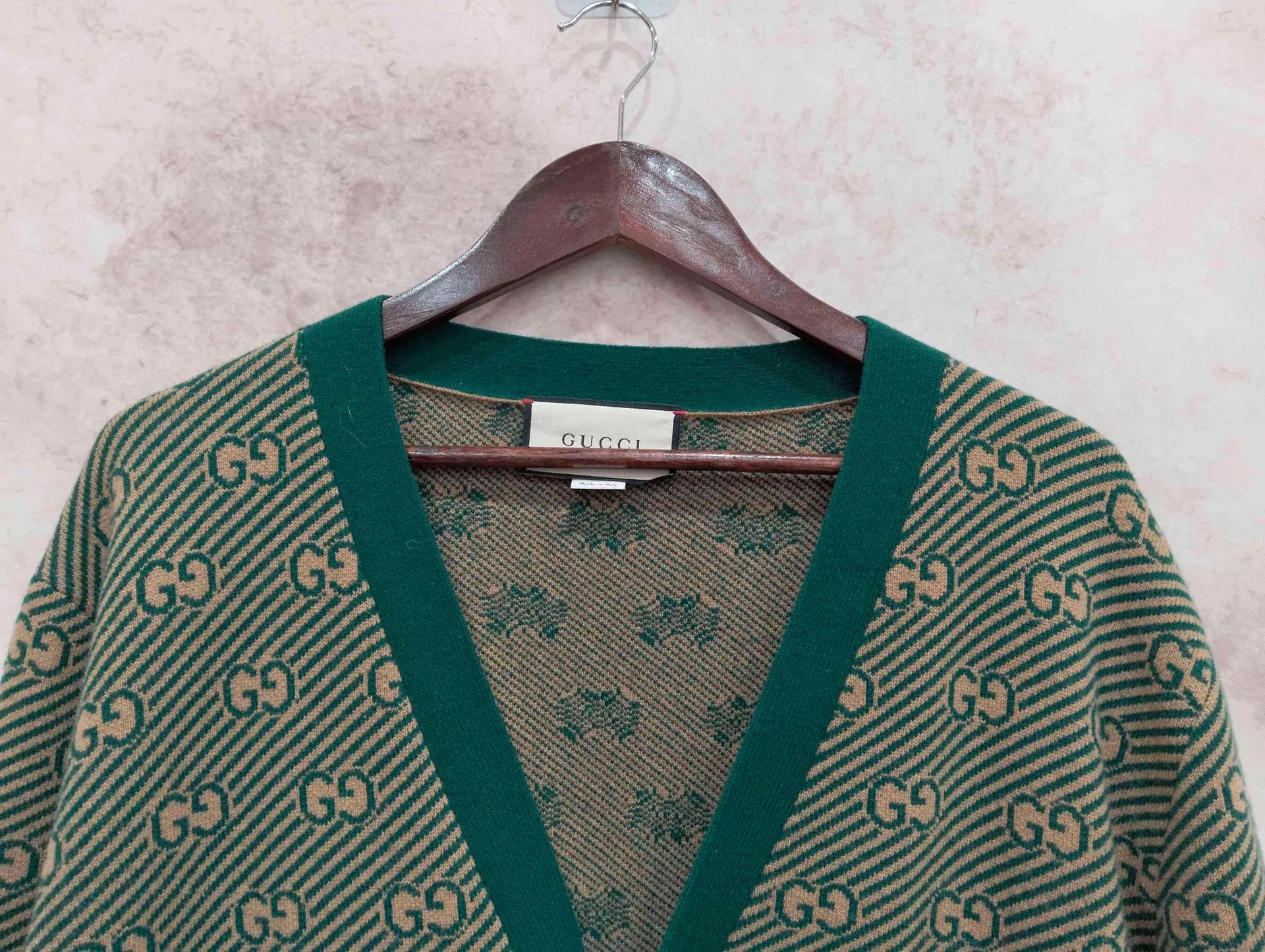 Gucci GUCCI GG Stripe Wool Cardigan L 95 New Size US L / EU 52-54 / 3 - 6 Thumbnail