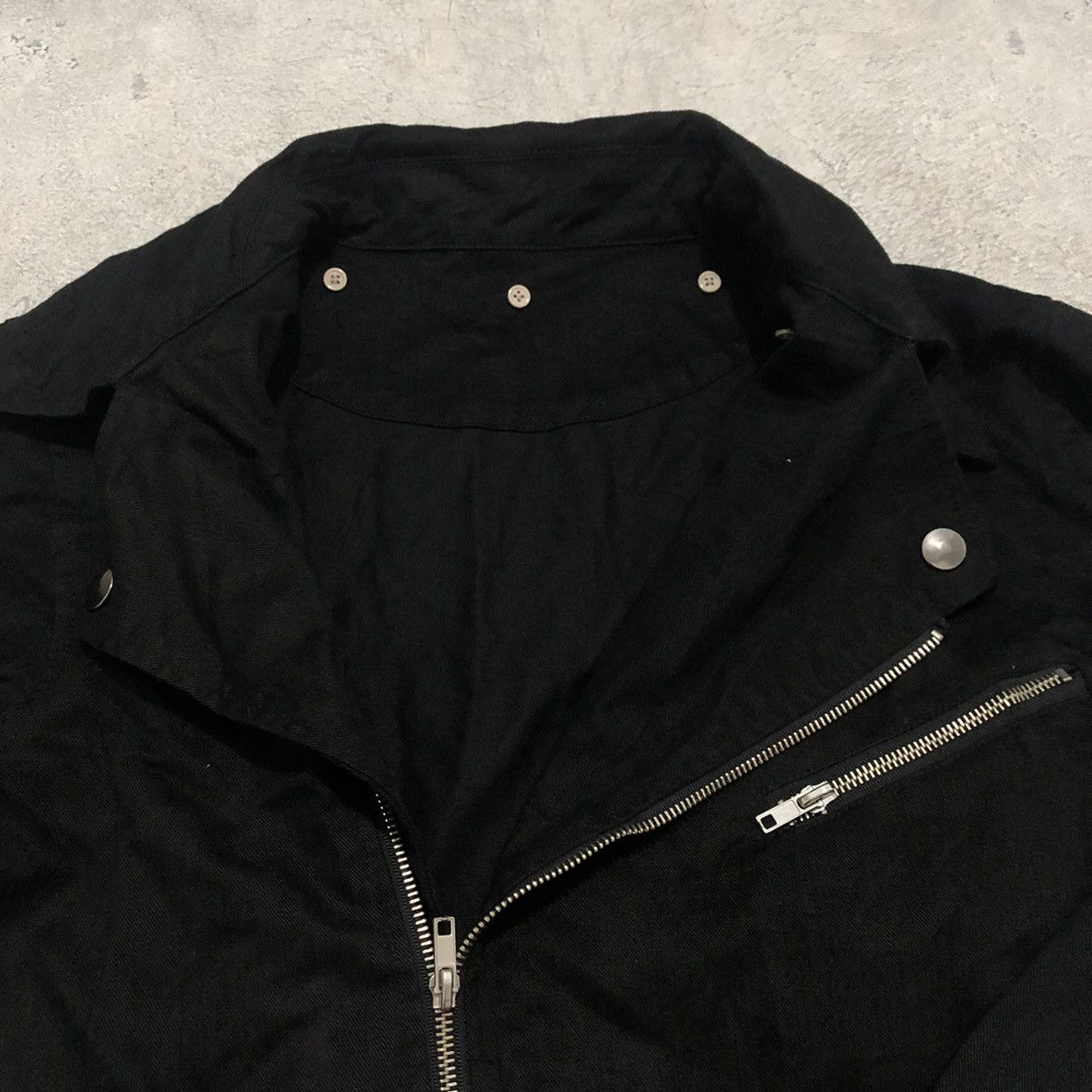 Japanese Brand Pincponc asymmetric zipper ramones style punk jacket Size US S / EU 44-46 / 1 - 5 Thumbnail
