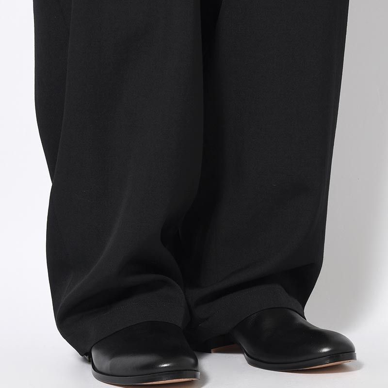 Yohji Yamamoto Yohji Yamamoto Pour Homme - WOOL GABARDINE SIDE TUCK PANTS Size US 32 / EU 48 - 13 Thumbnail